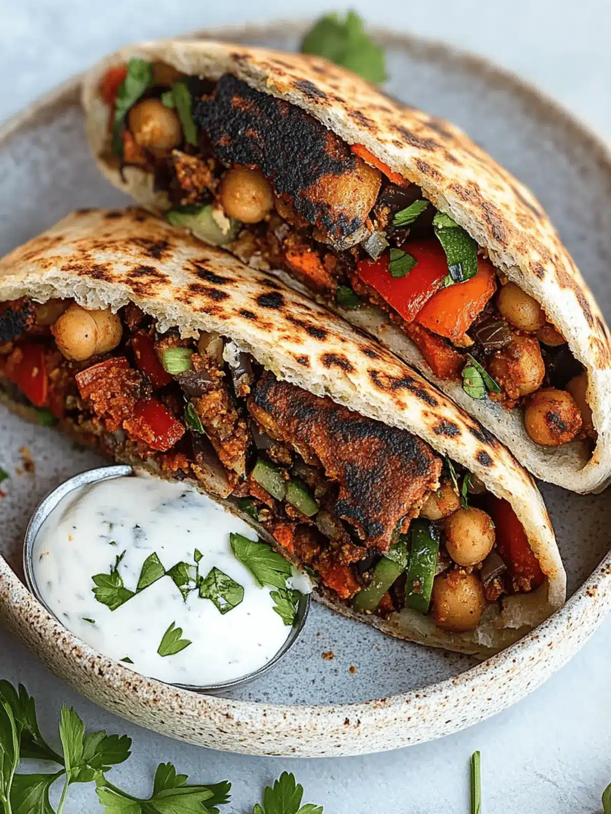 Mouthwatering Grilled Chickpea Veggie Pita You'll Love 5 Grilled Chickpea Veggie Pita