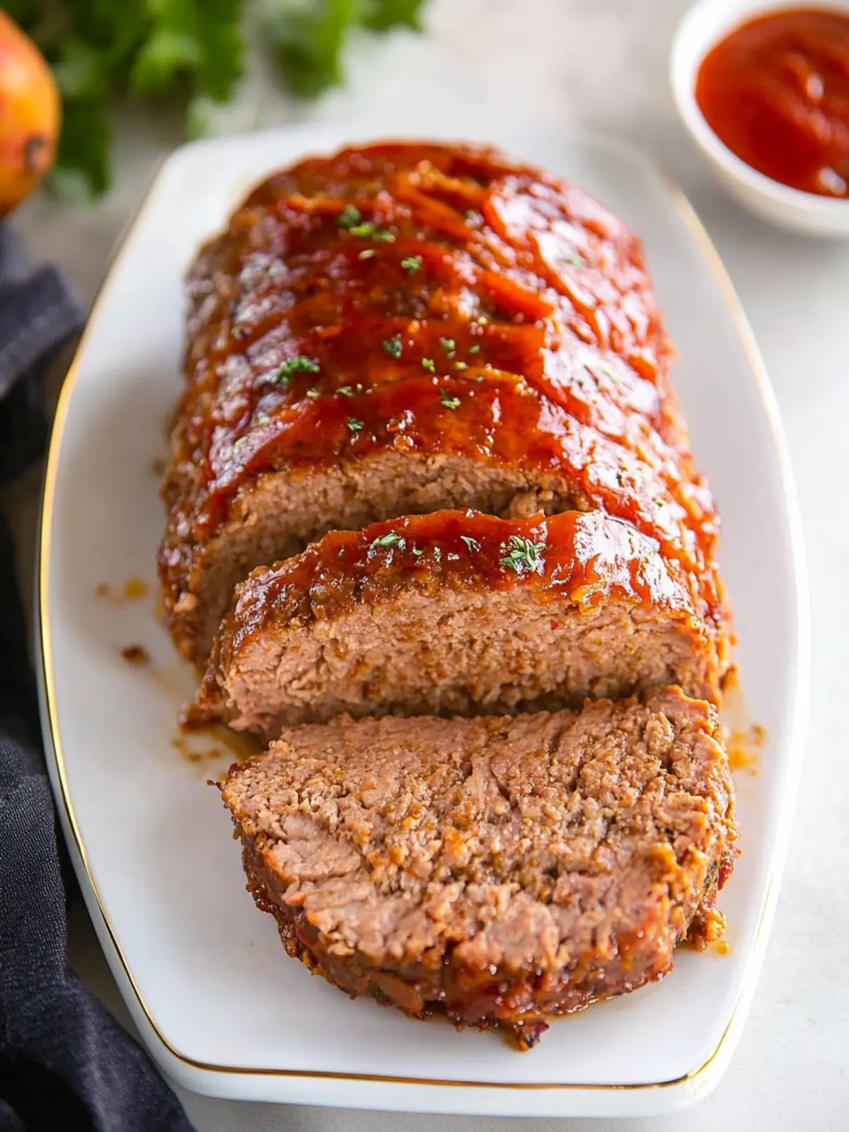 Savory Turkey Meatloaf with a Zesty Glaze You'll Love 3 Turkey Meatloaf