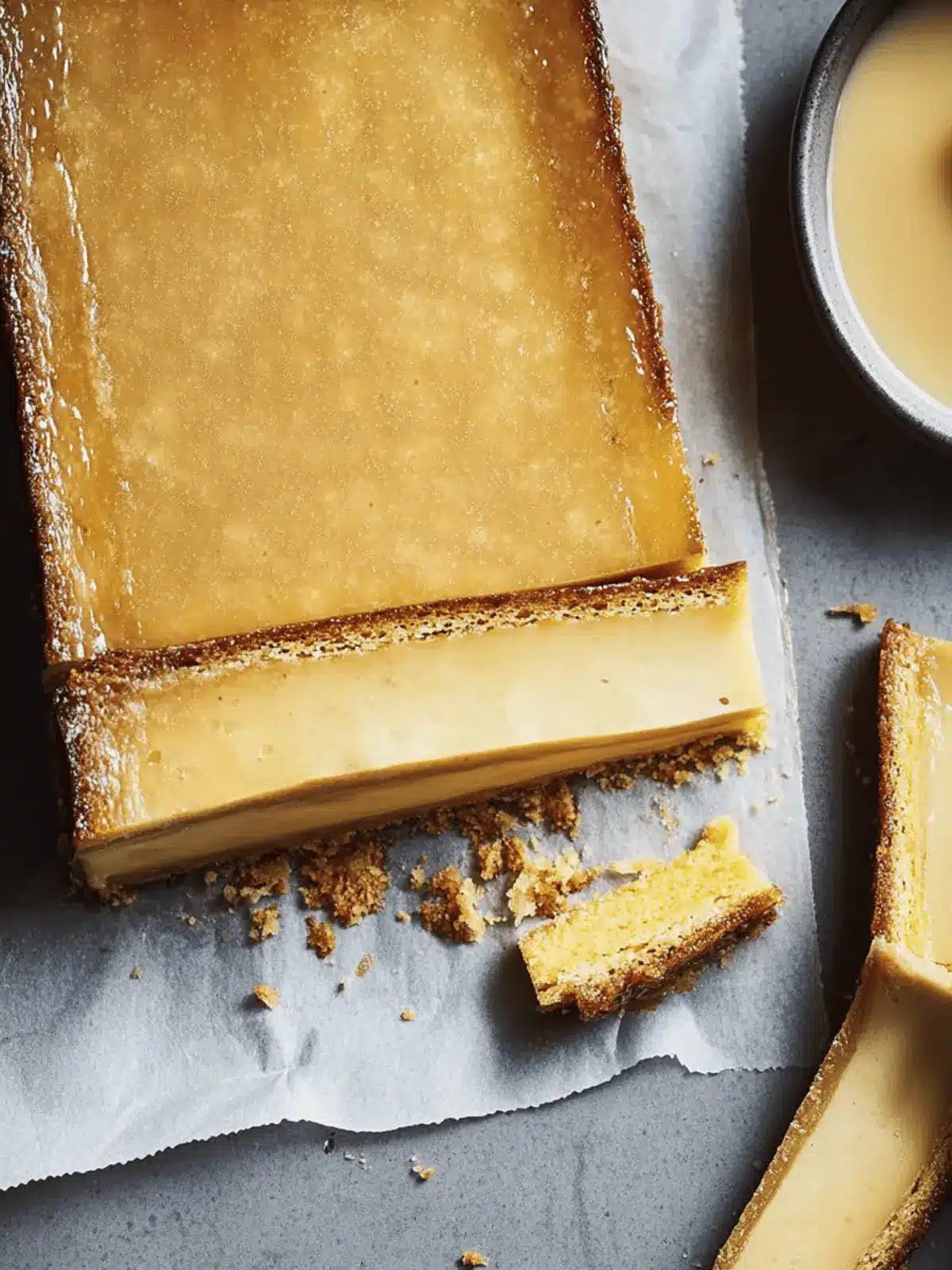 Caramelised Yuzu and Vanilla Slice: A Citrus Surprise 2 Caramelised Yuzu and Vanilla Slice