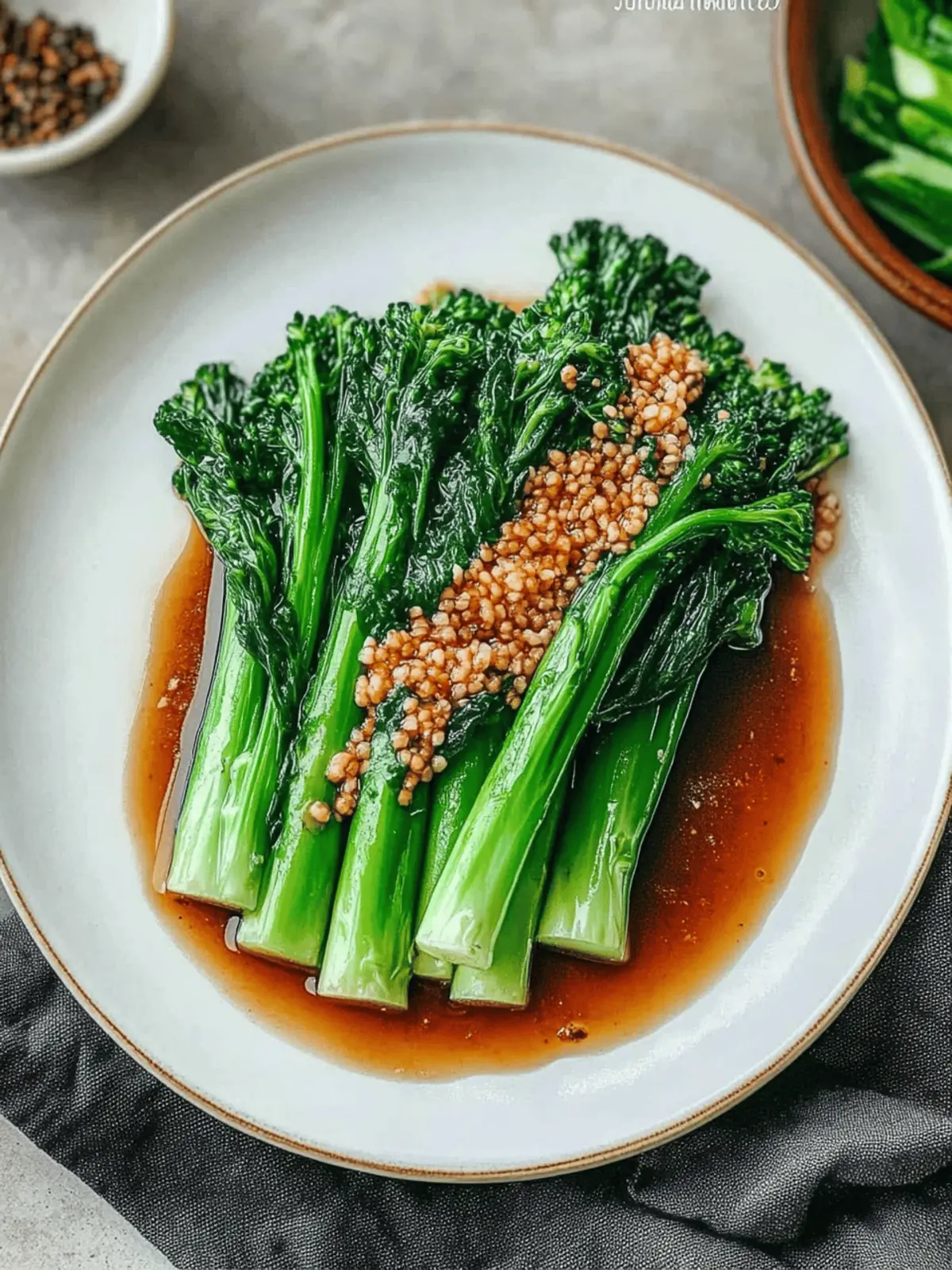 Savory Chinese Broccoli with Oyster Sauce Recipe to Wow You 4 Chinese Broccoli with Oyster Sauce