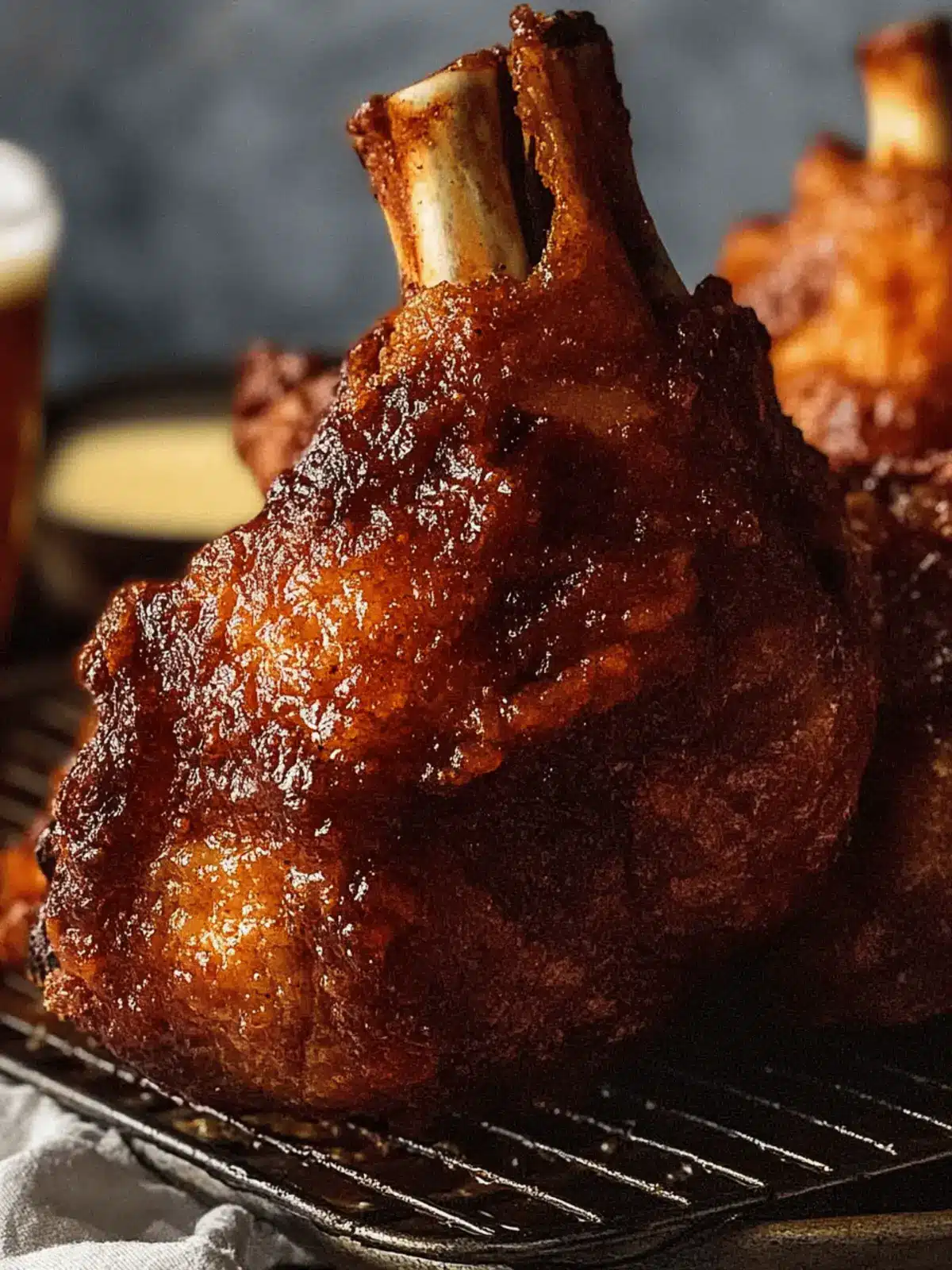 Crispy German Pork Knuckle with Beer Gravy Bliss 4 Crispy German Pork Knuckle (Schweinshaxe) with Beer Gravy