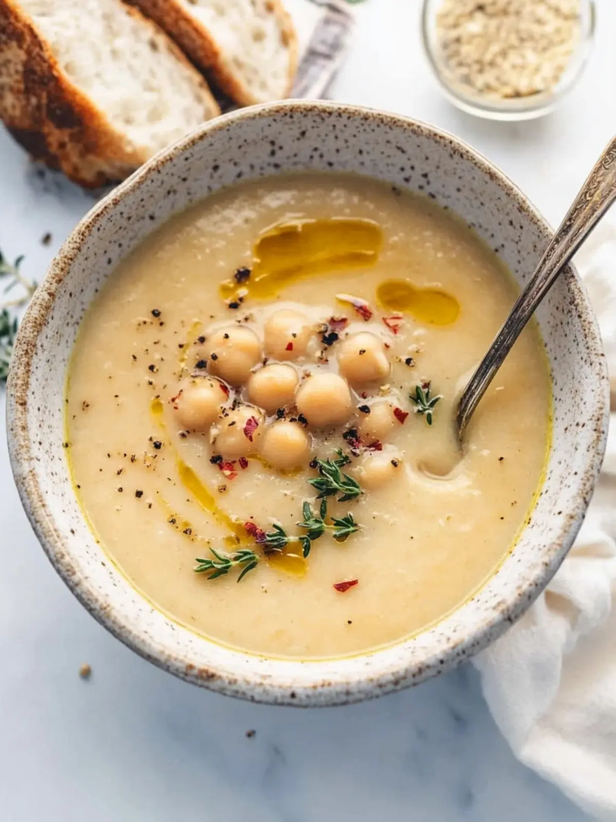 Hearty Vegan Garlic Chickpea Soup for Cozy Nights 4 Vegan Garlic Chickpea Soup