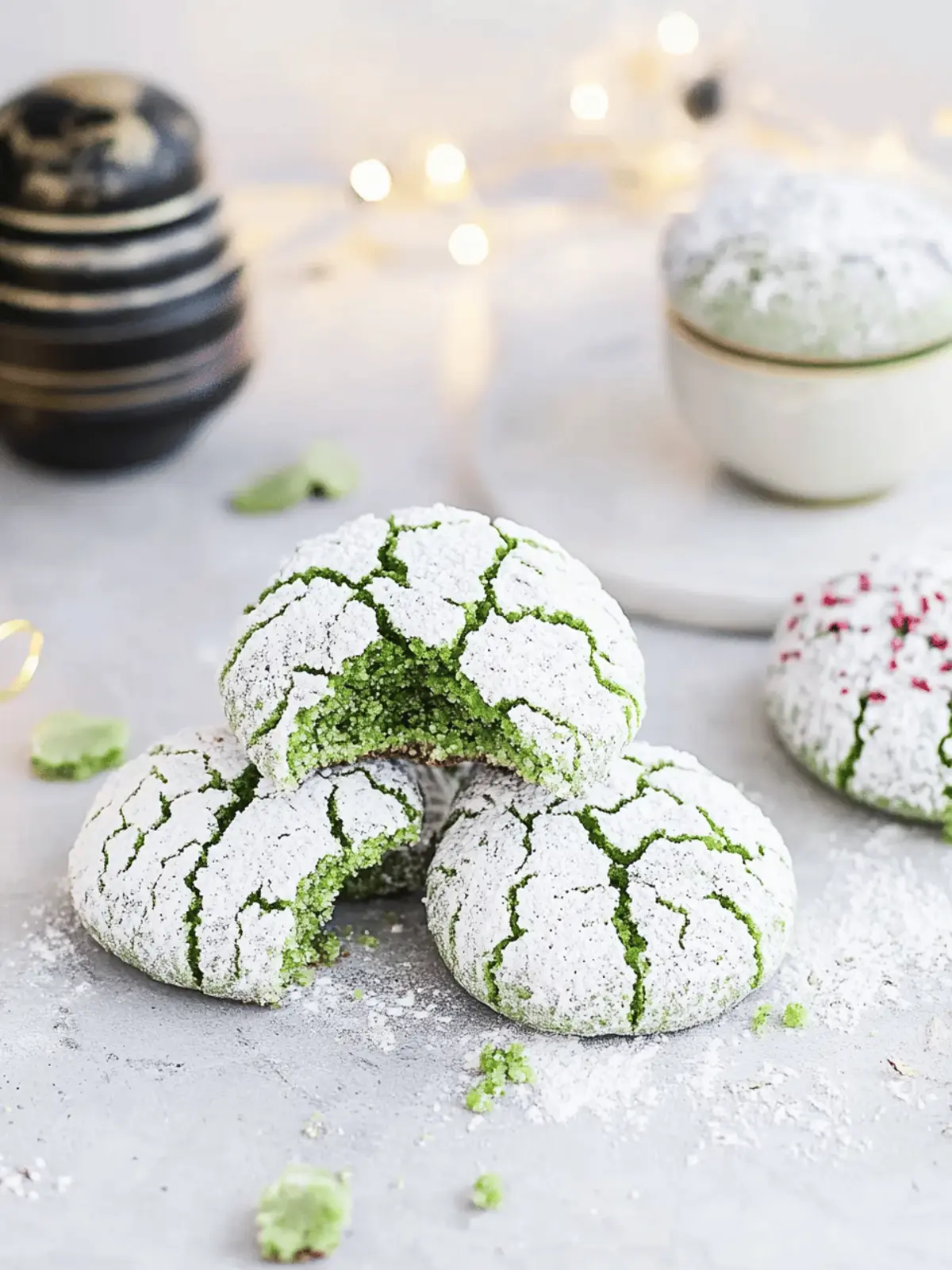 Delicious Pandan Crinkle Cookies for Sweet Moments at Home 5 Pandan Crinkle Cookies