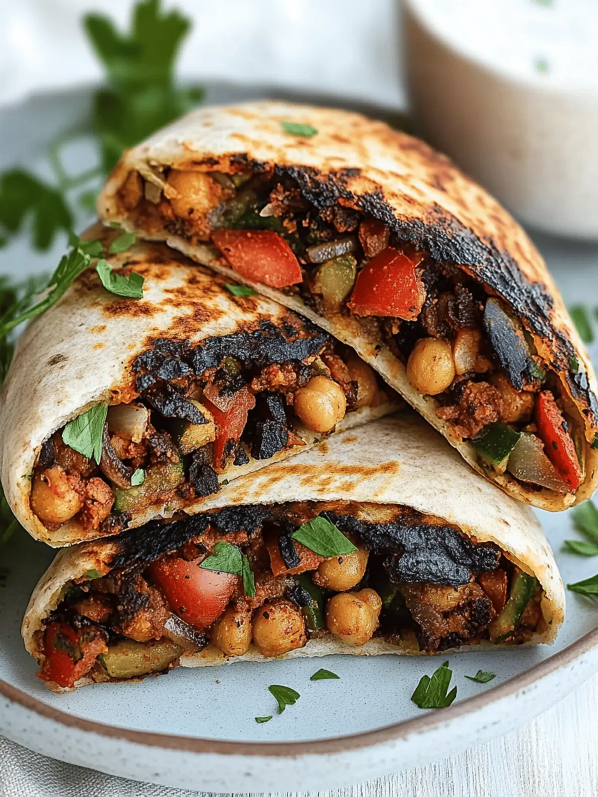 Mouthwatering Grilled Chickpea Veggie Pita You'll Love 3 Grilled Chickpea Veggie Pita