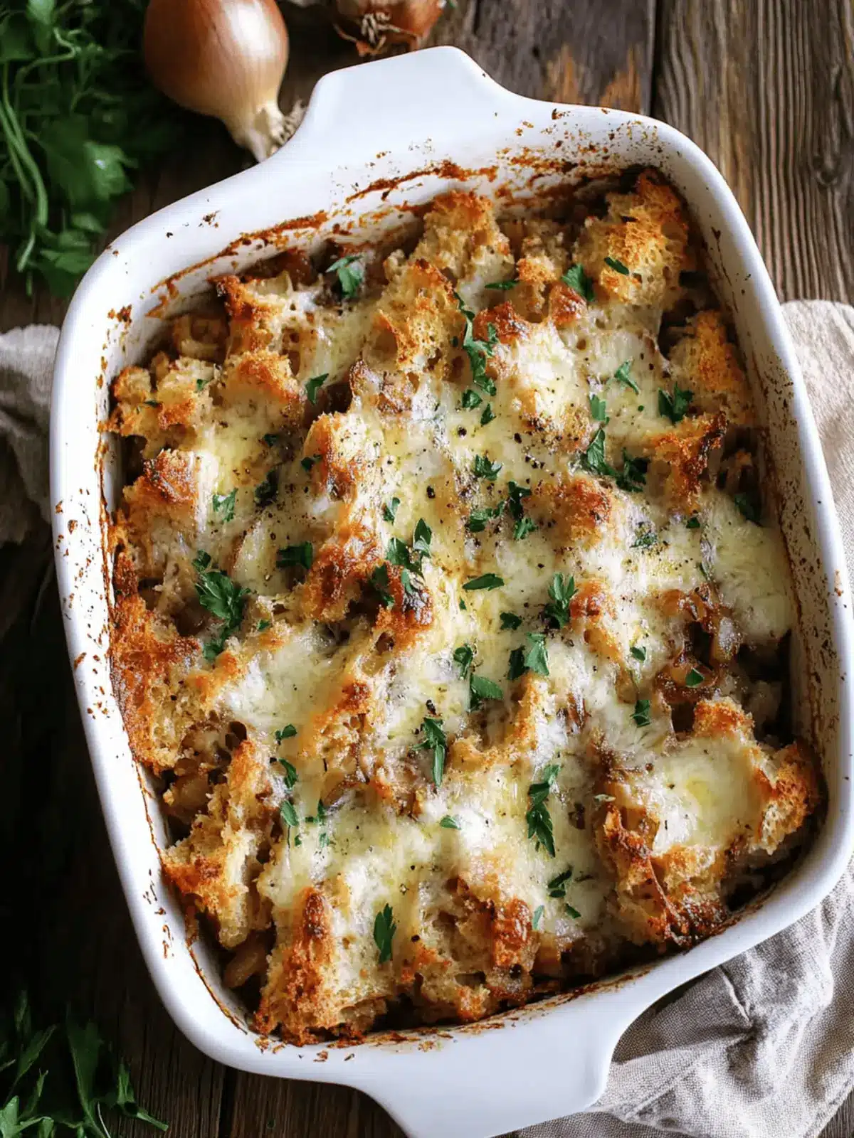 Savory French Onion Stuffing: A Comforting Holiday Delight 4 French Onion Stuffing