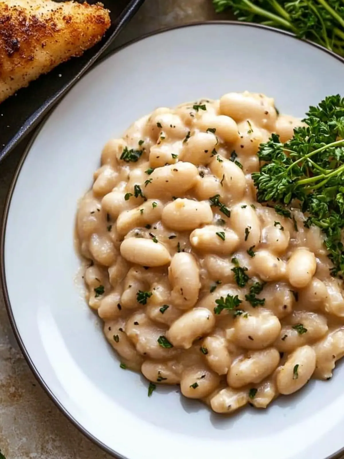 Creamy Parmesan Beans: Quick Skillet Magic in 10 Minutes 3 Parmesan Beans