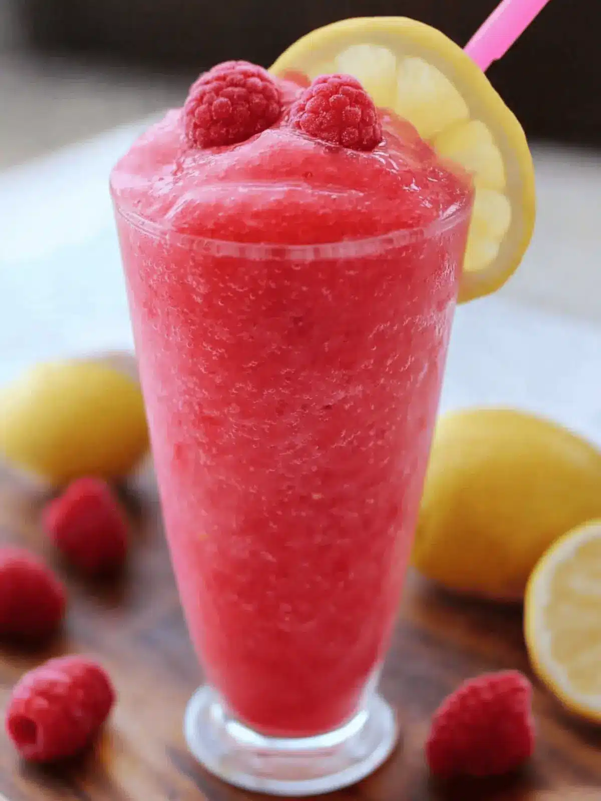 Refreshing Raspberry Lemonade Slushie for Summer Bliss 4 Raspberry Lemonade Slushie