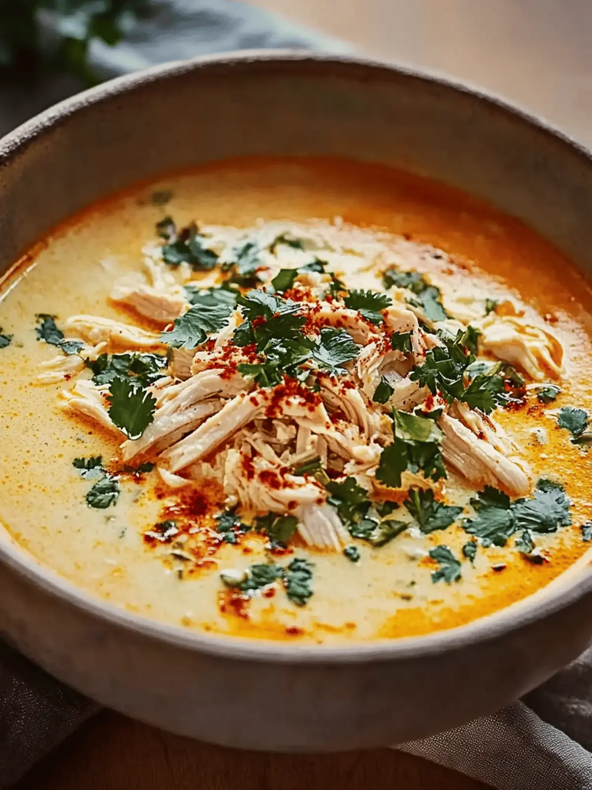 Dive Into Flavor with Creamy Chicken Poblano Soup Delight 4 Creamy Chicken Poblano Soup