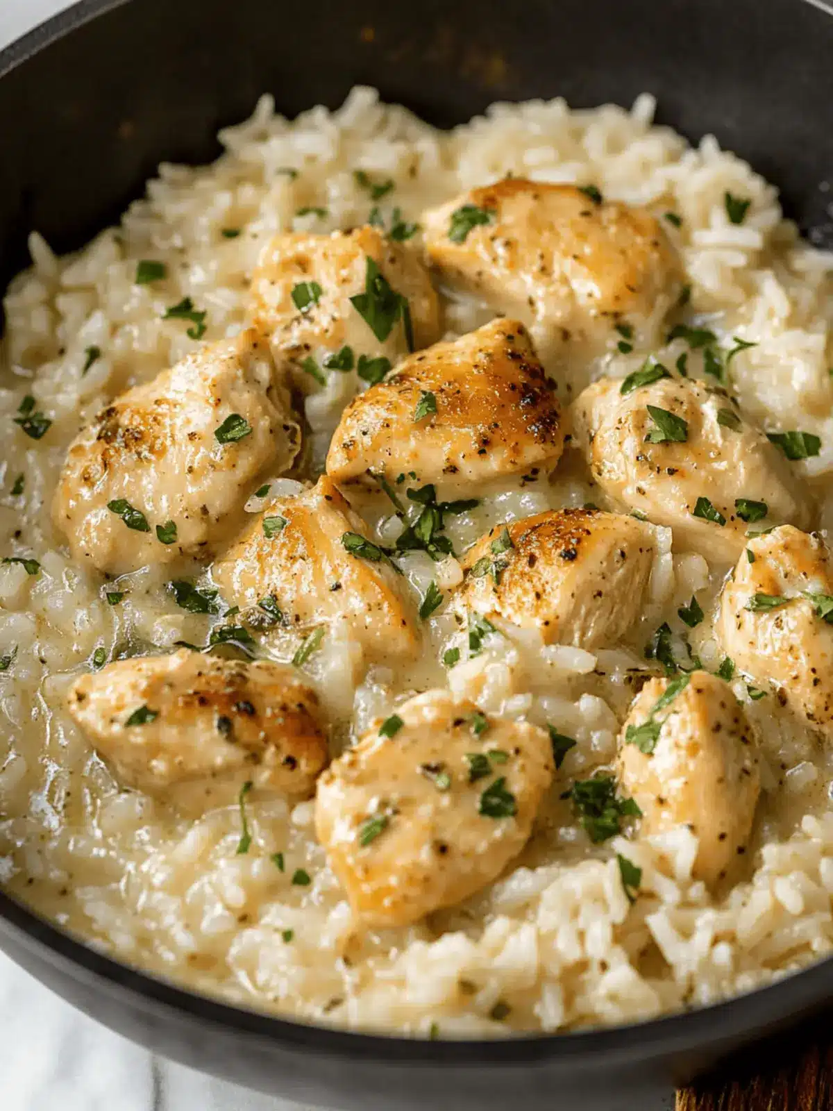 Irresistible Creamy Herb Chicken & Basmati Rice Delight 4 Creamy Herb Chicken & Basmati Rice