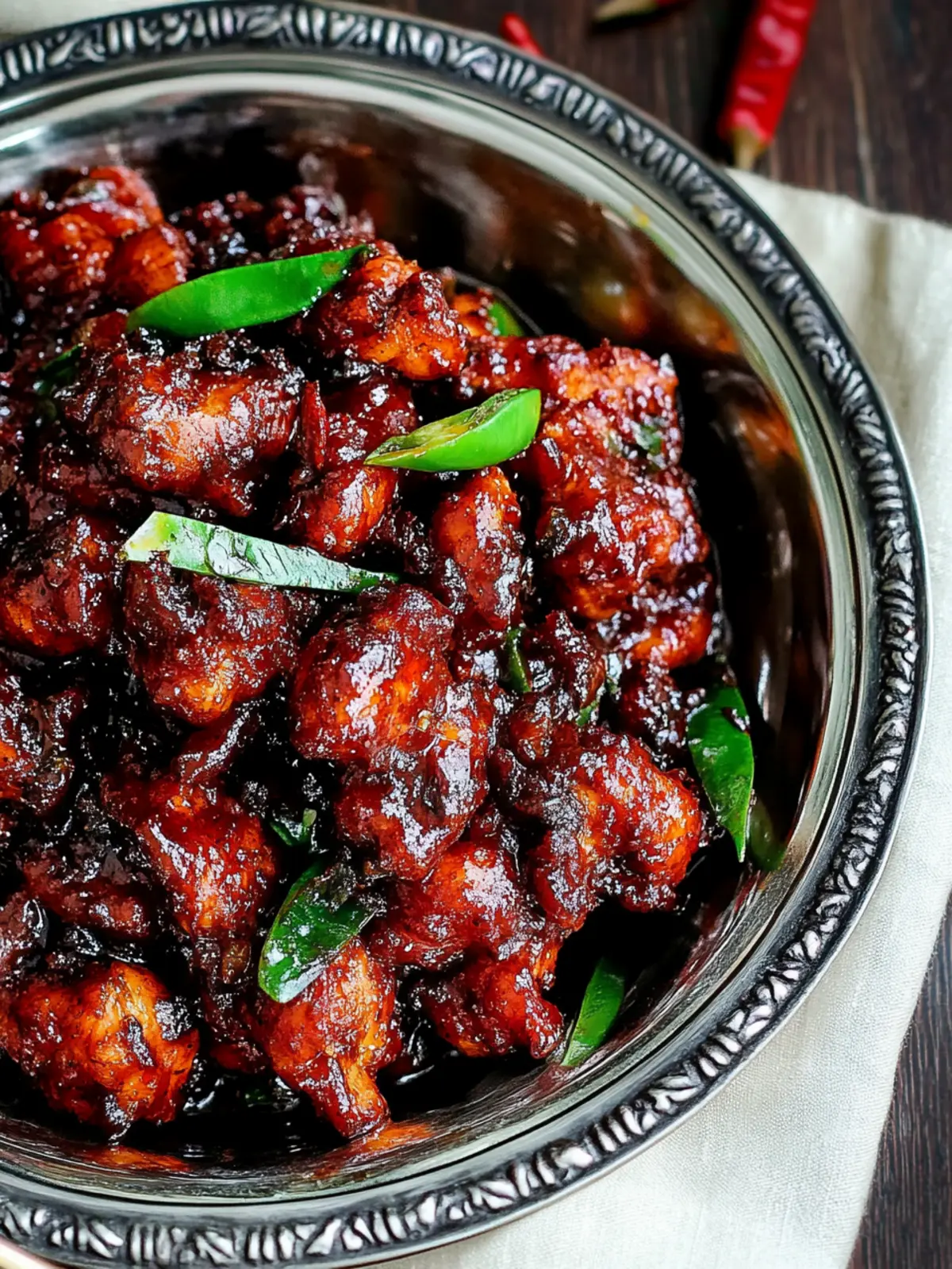 Delicious Chilli Chicken with Garlic-Ginger Sauce Magic 4 Chilli Chicken