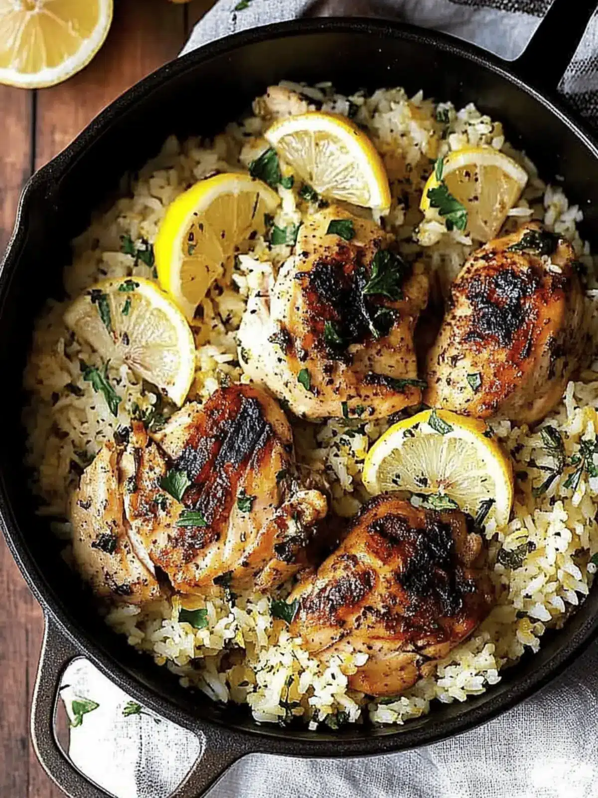One Pot Greek Chicken and Lemon Rice Bliss for Easy Dinners 6 One Pot Greek Chicken and Lemon Rice