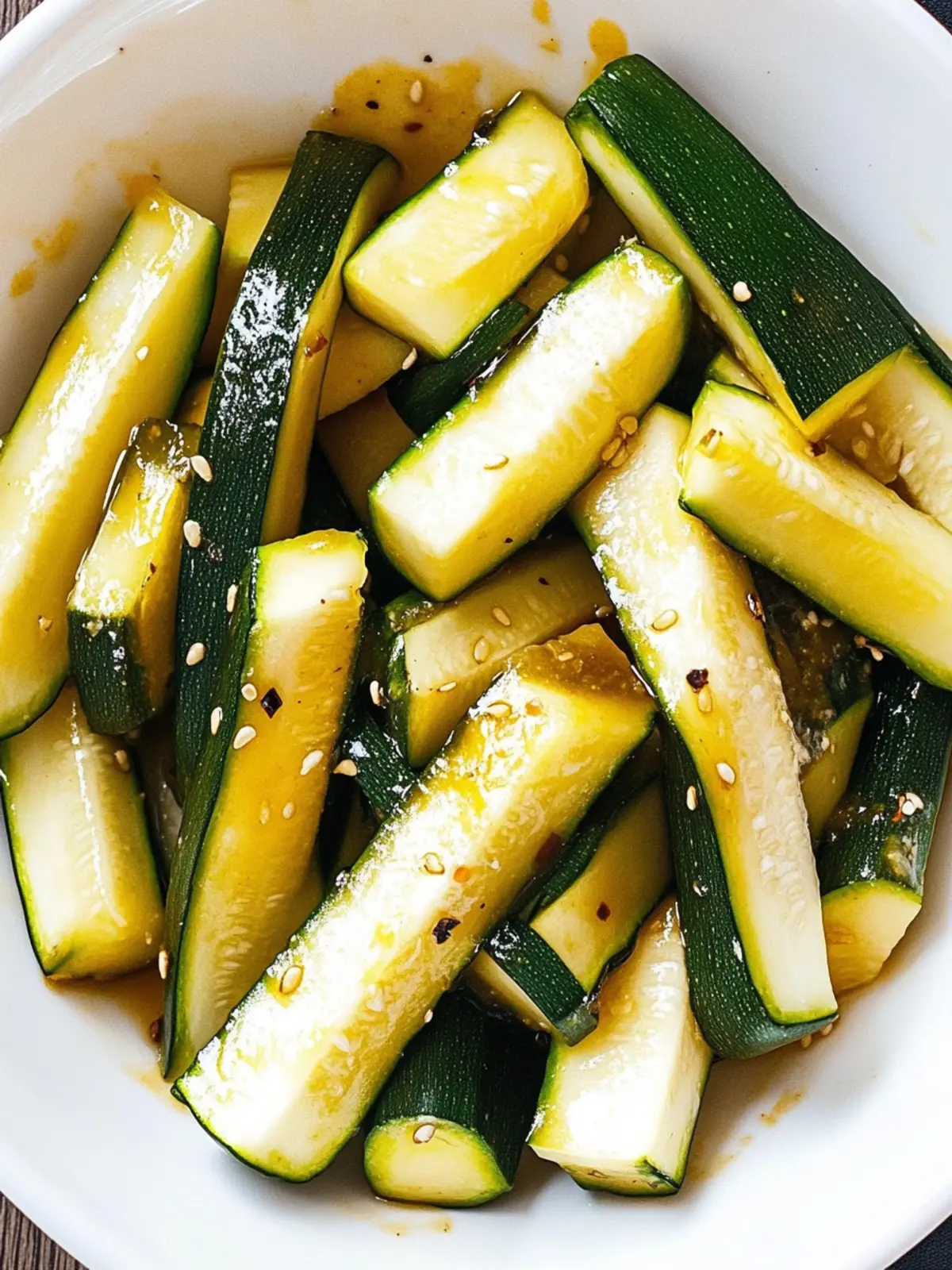 Savor Japanese Zucchini with Bold Teriyaki Bliss 4 Japanese Zucchini