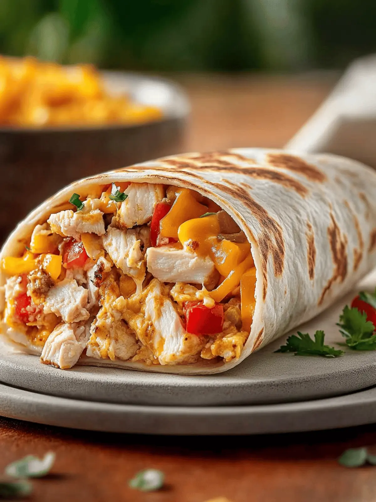 Perfectly Juicy Loaded Chicken and Cheese Burrito Bliss 4 Perfectly Juicy Loaded Chicken and Cheese Burrito