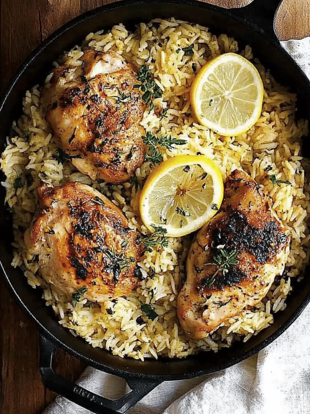 One Pot Greek Chicken and Lemon Rice Bliss for Easy Dinners 5 One Pot Greek Chicken and Lemon Rice