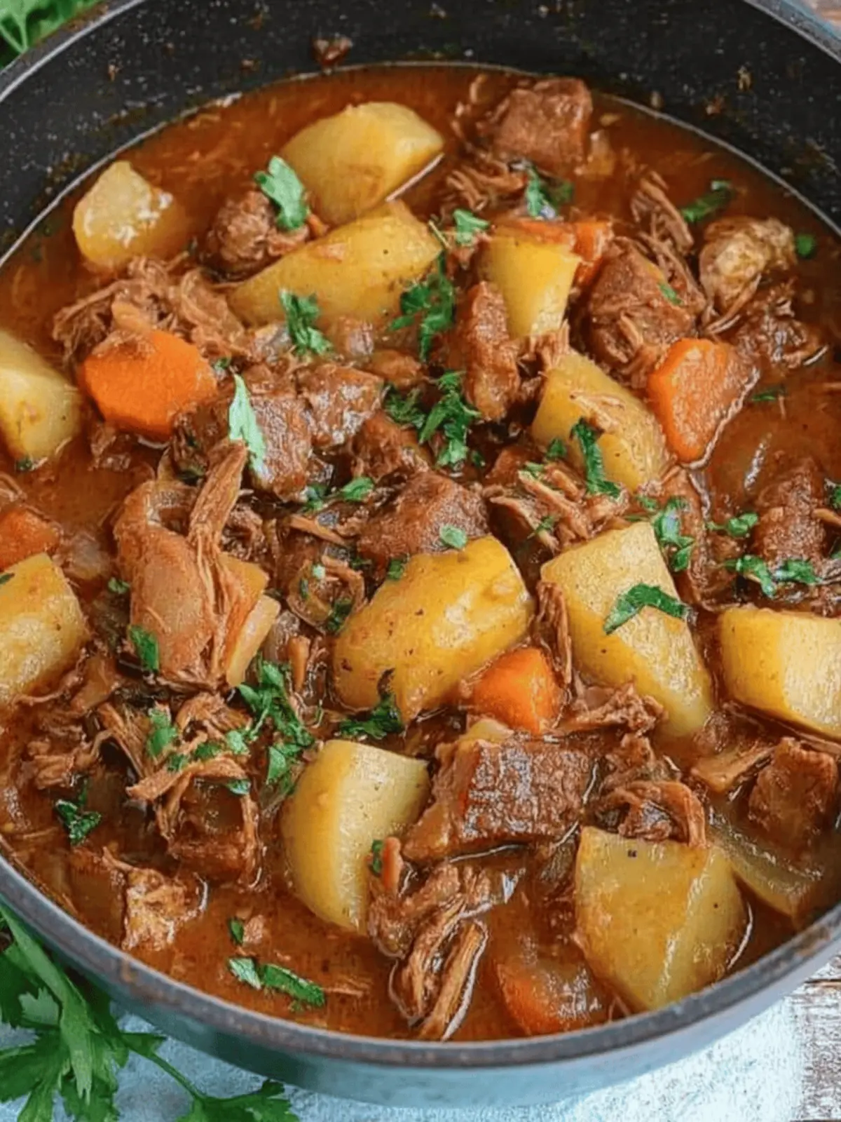 Hearty Jackfruit Stew: Your Ultimate Vegan Pot Roast Delight 2 Jackfruit Stew ~ Vegan Pot Roast