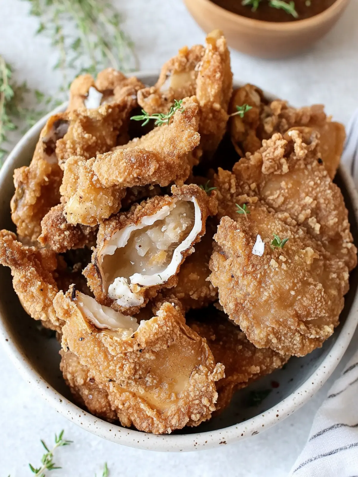 Crispy Fried Oyster Mushrooms that Everyone Will Love 2 Fried Oyster Mushrooms