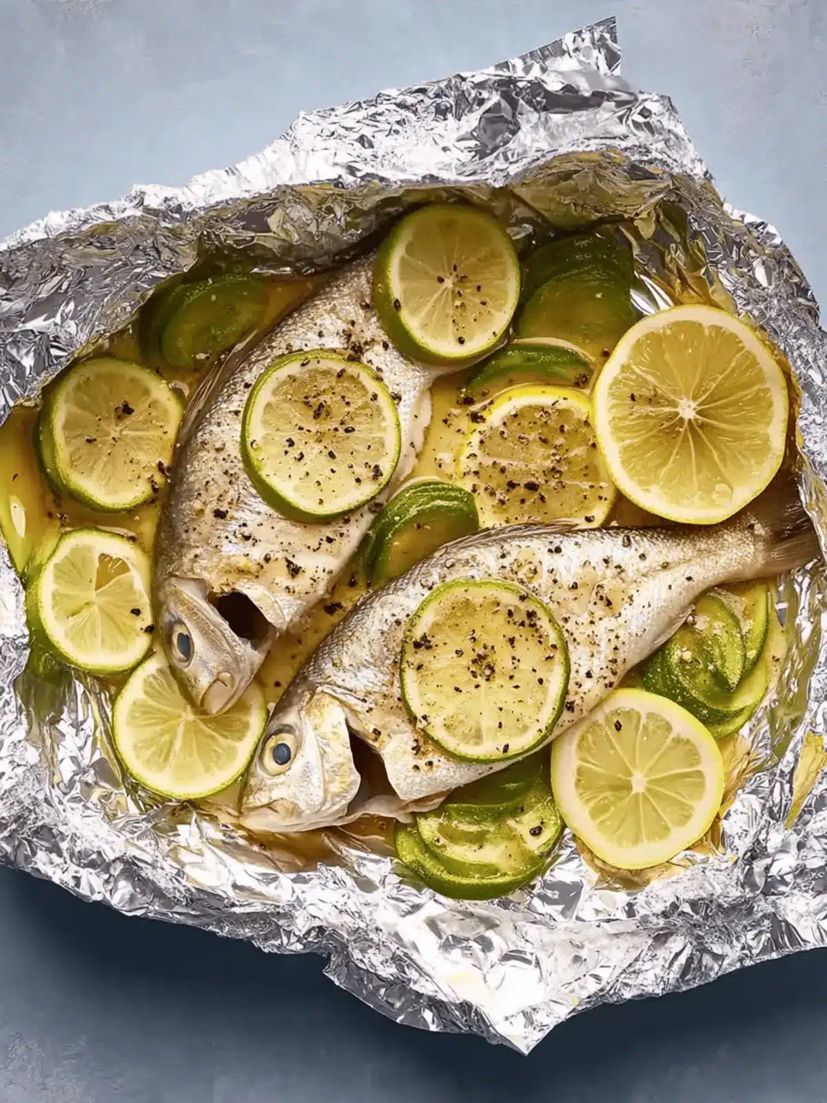 Delicious Fish in Foil: Effortless Dinner in 20 Minutes 4 Fish in Foil