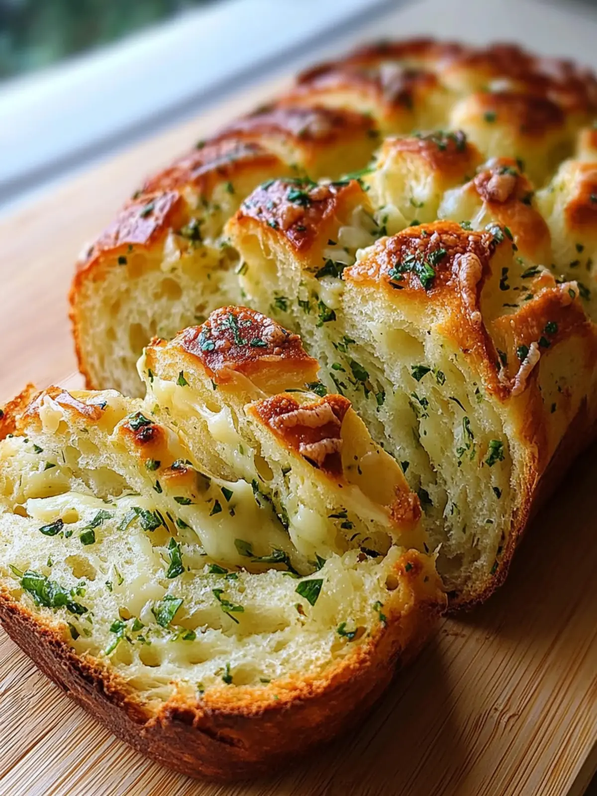 Mouthwatering Swirled Garlic Herb and Cheese Bread Recipe 2 Swirled Garlic Herb and Cheese Bread