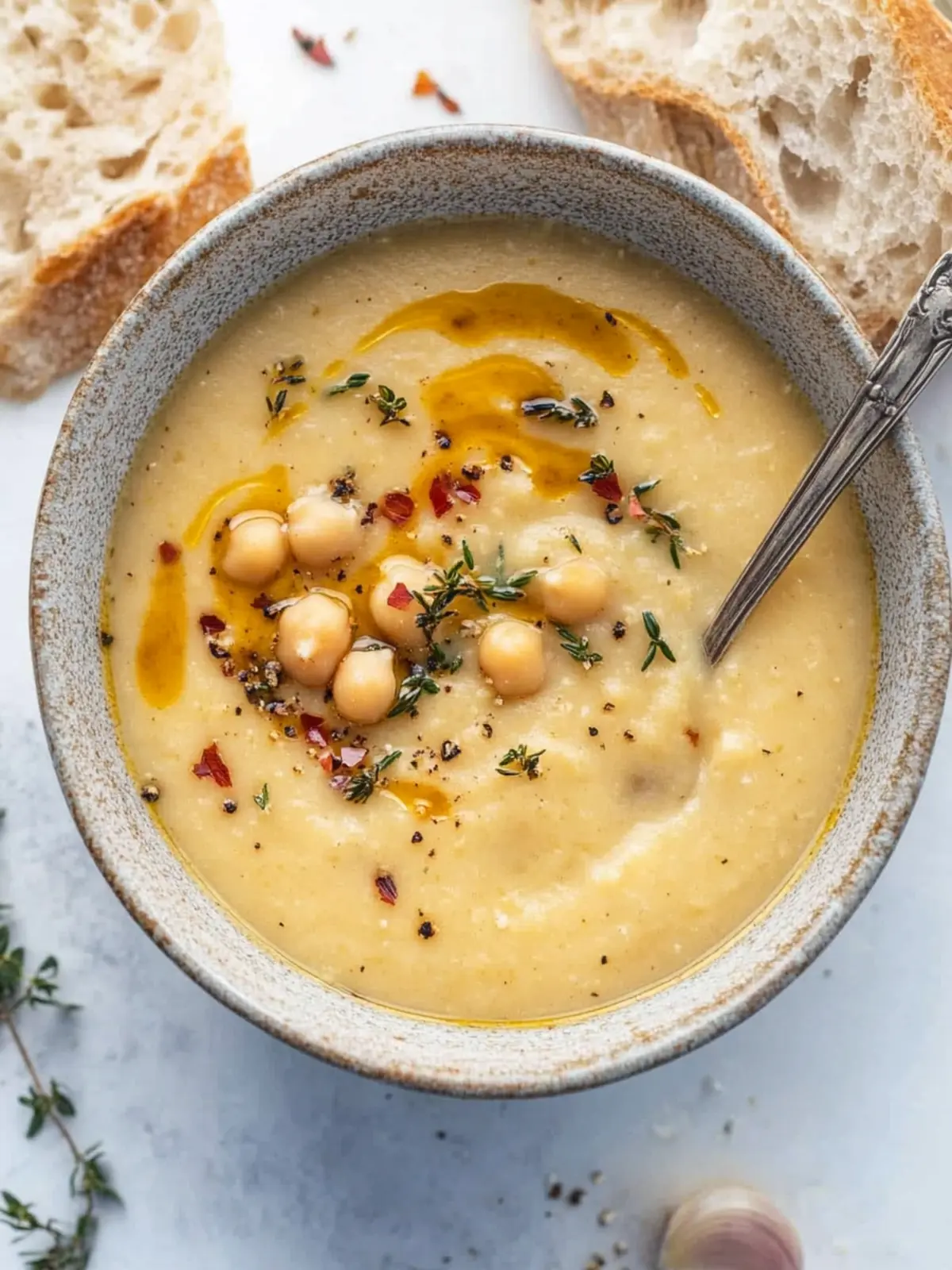 Hearty Vegan Garlic Chickpea Soup for Cozy Nights 2 Vegan Garlic Chickpea Soup