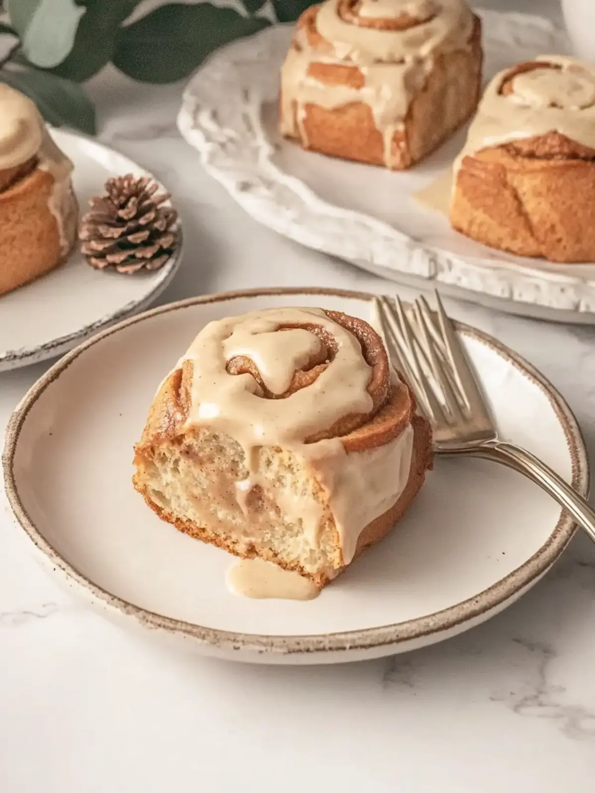 Delicious Gingerbread Cinnamon Rolls with Creamy Frosting 2 Gingerbread Cinnamon Rolls