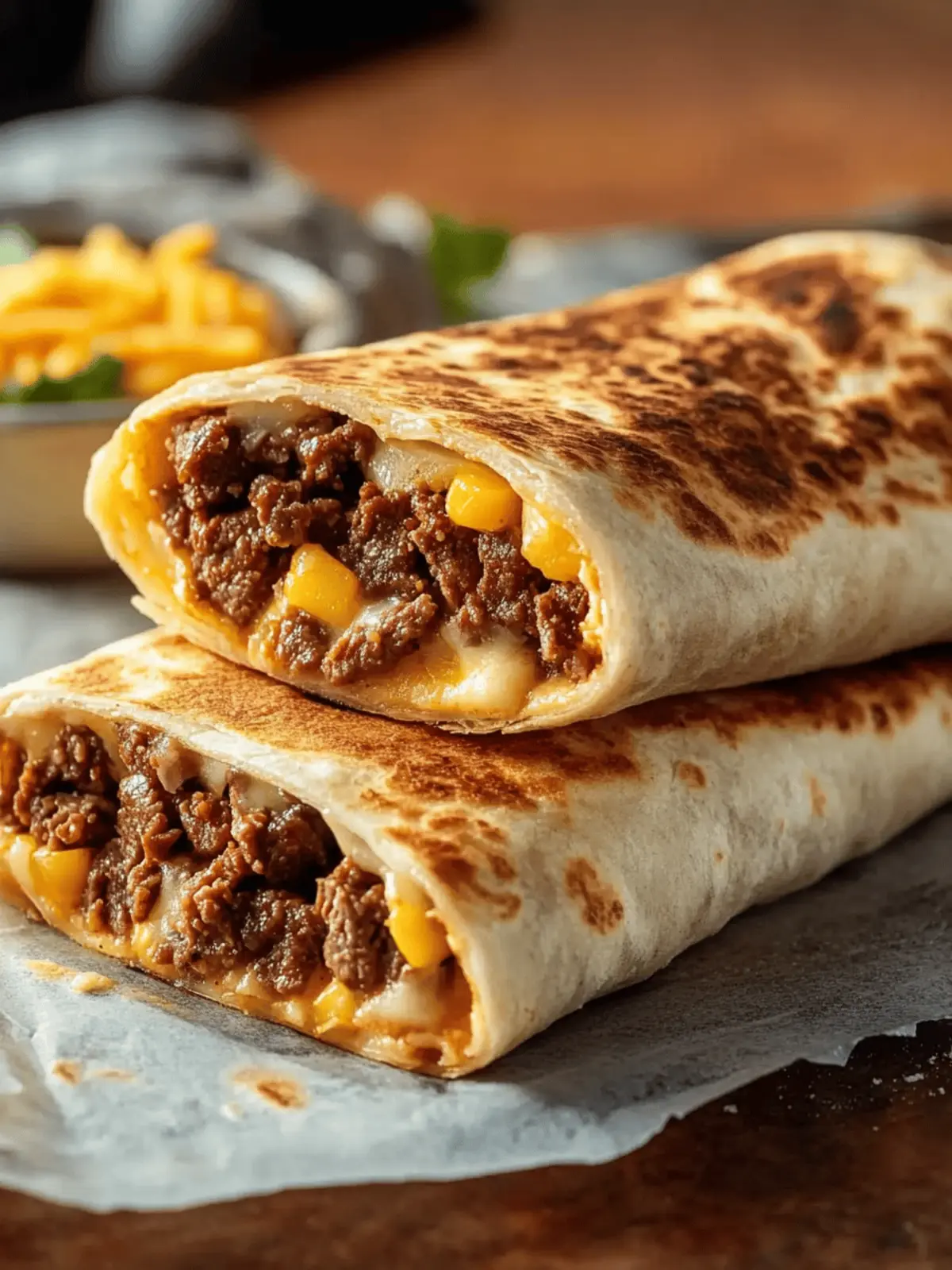 Savor Hearty Beef & Cheese Wraps for Family Taco Night 5 Hearty Beef & Cheese Wraps
