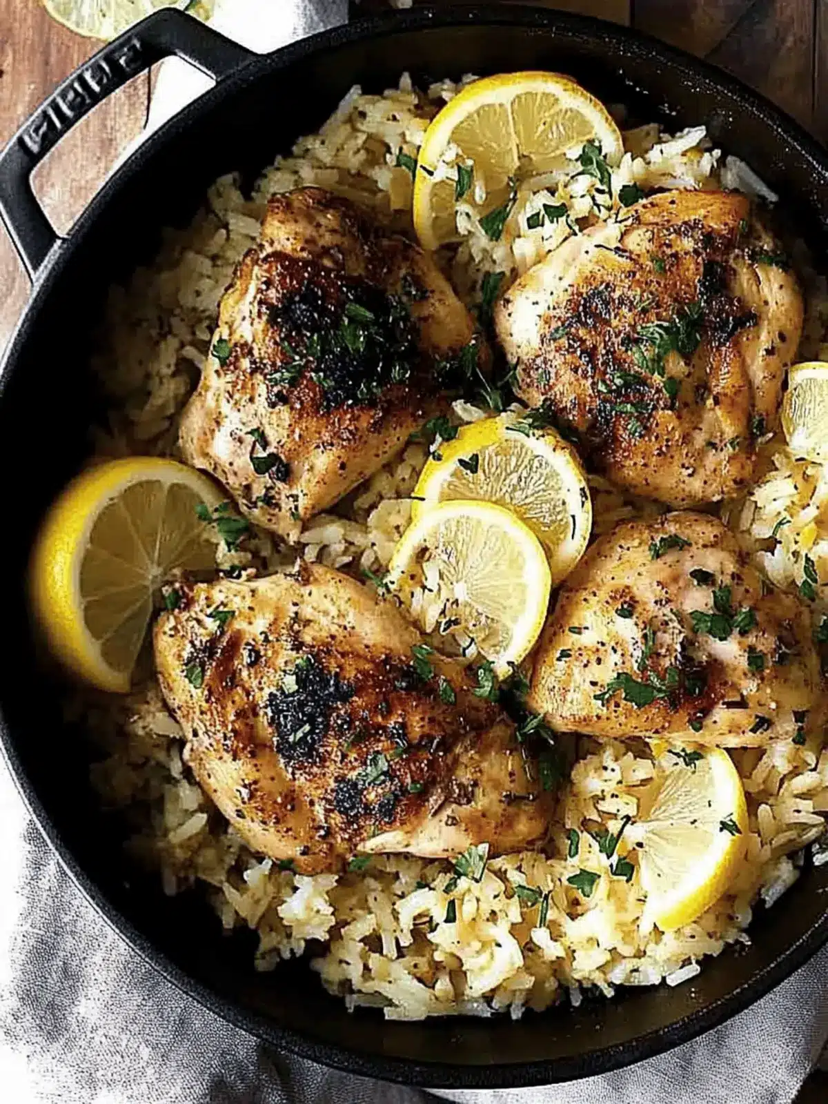 One Pot Greek Chicken and Lemon Rice Bliss for Easy Dinners 2 One Pot Greek Chicken and Lemon Rice
