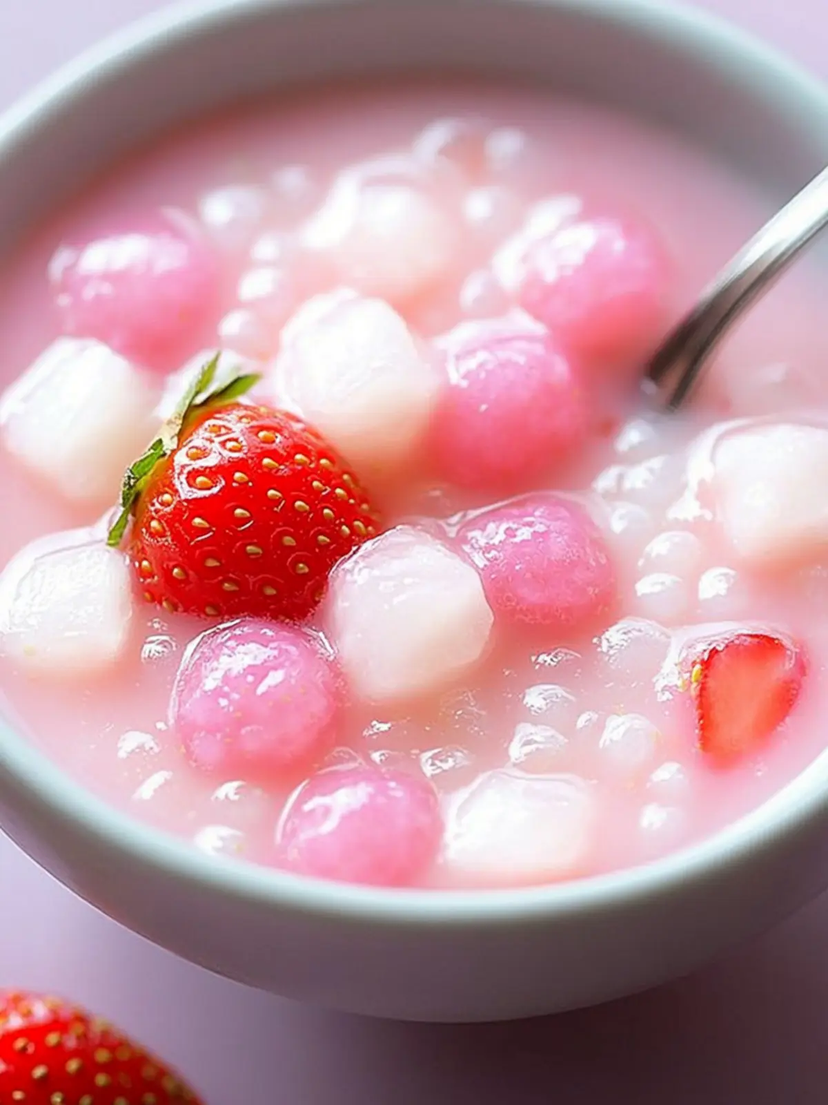 Irresistible Creamy Strawberry Coconut Tapioca Dessert Recipe 4 Creamy Strawberry Coconut Tapioca Dessert