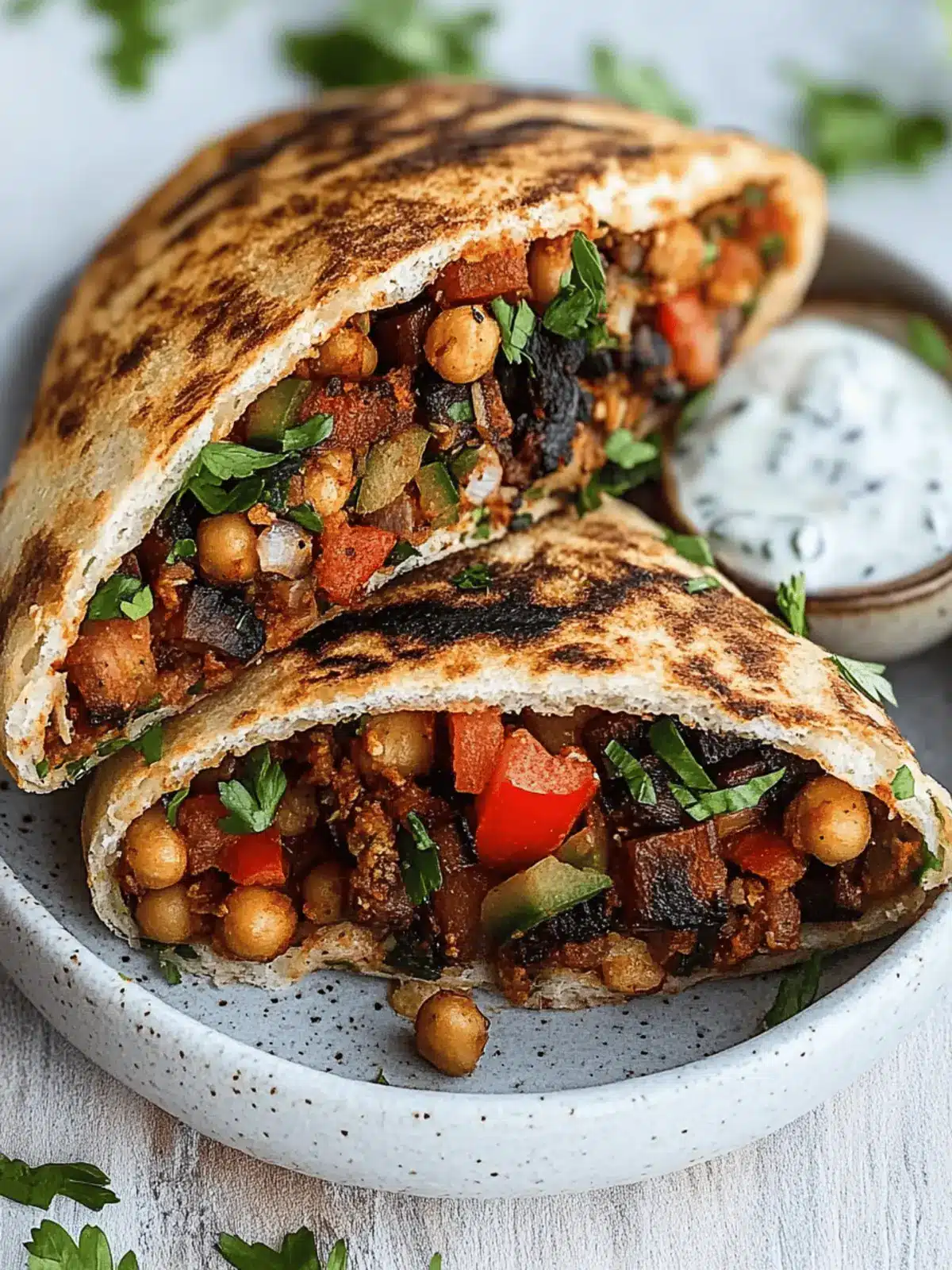 Mouthwatering Grilled Chickpea Veggie Pita You'll Love 2 Grilled Chickpea Veggie Pita