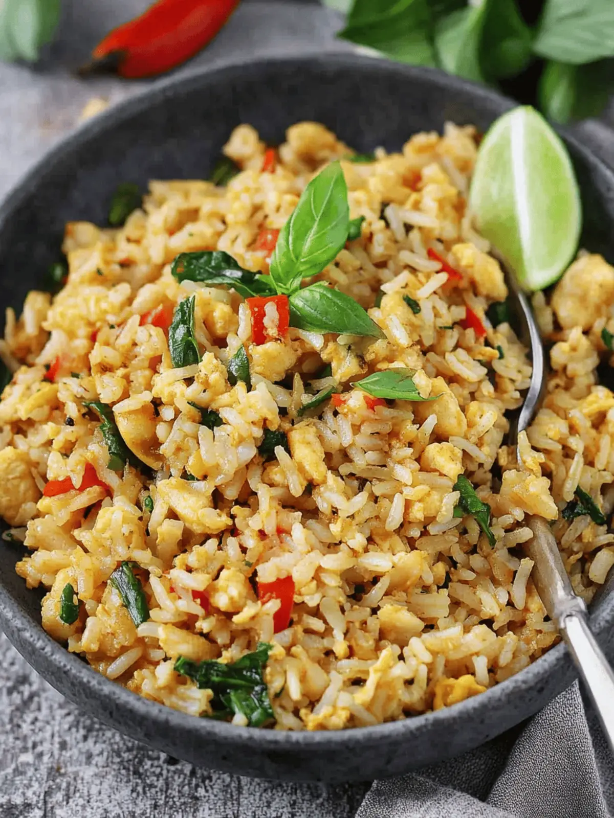 Thai Basil Fried Rice: A Flavorful Twist on Tradition 4 Thai Basil Fried Rice