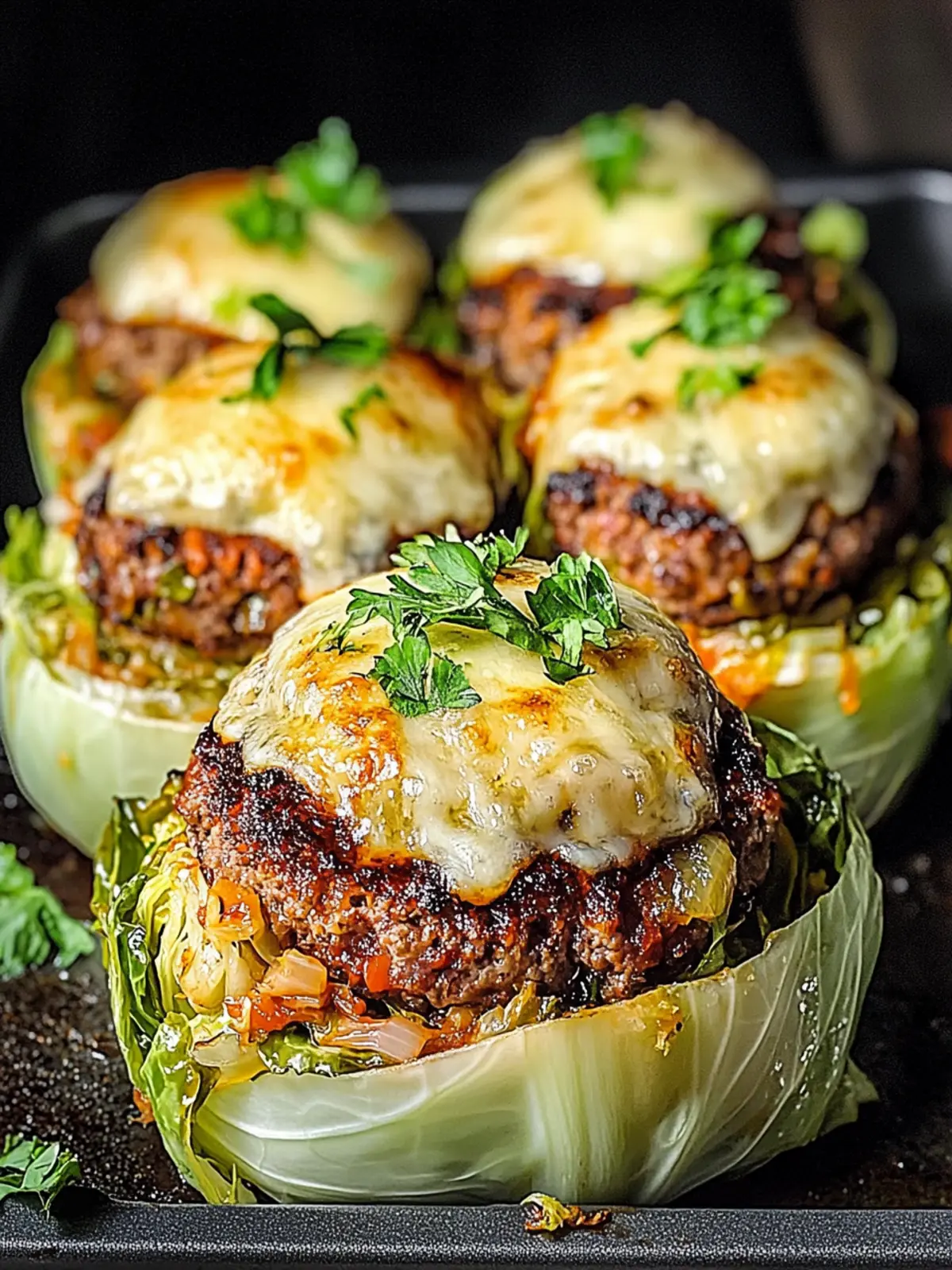 Oven-Baked Cabbage Burgers: A Healthy Twist on Comfort Food 3 Oven-Baked Cabbage Burgers