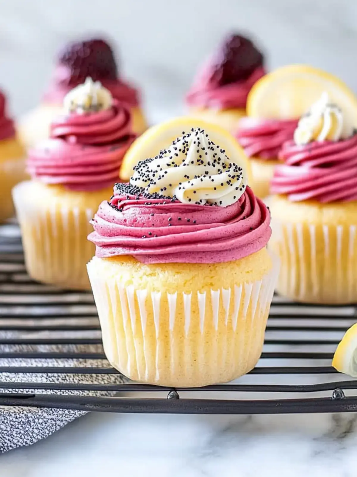 Deliciously Light Lemon Poppy Seed Cupcakes for Any Occasion 4 Lemon Poppy Seed Cupcakes