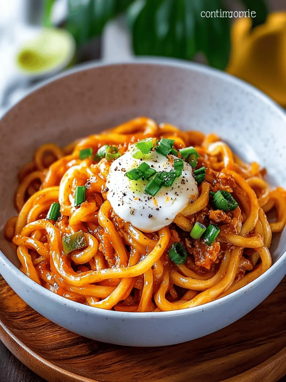 Savory Kimchi Udon Noodle Stir Fry to Spice Up Your Dinner 5 Kimchi Udon Noodle Stir Fry