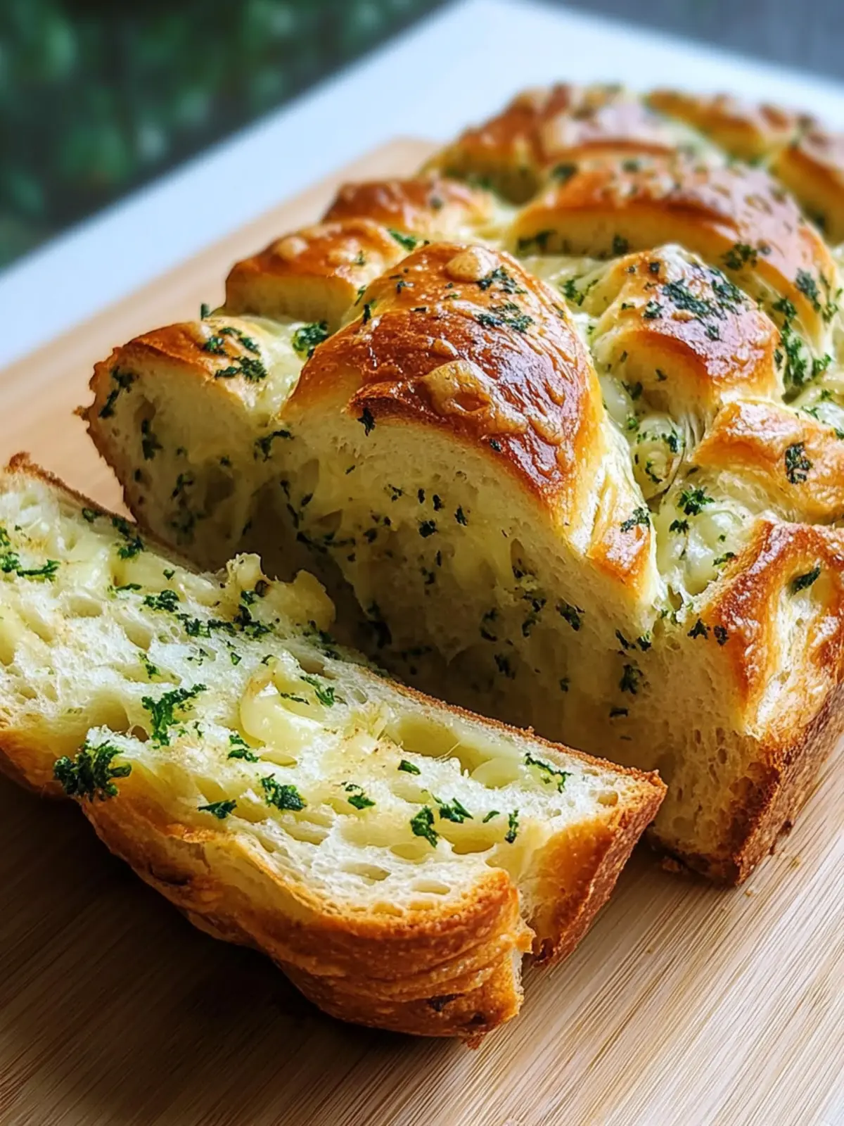 Mouthwatering Swirled Garlic Herb and Cheese Bread Recipe 3 Swirled Garlic Herb and Cheese Bread
