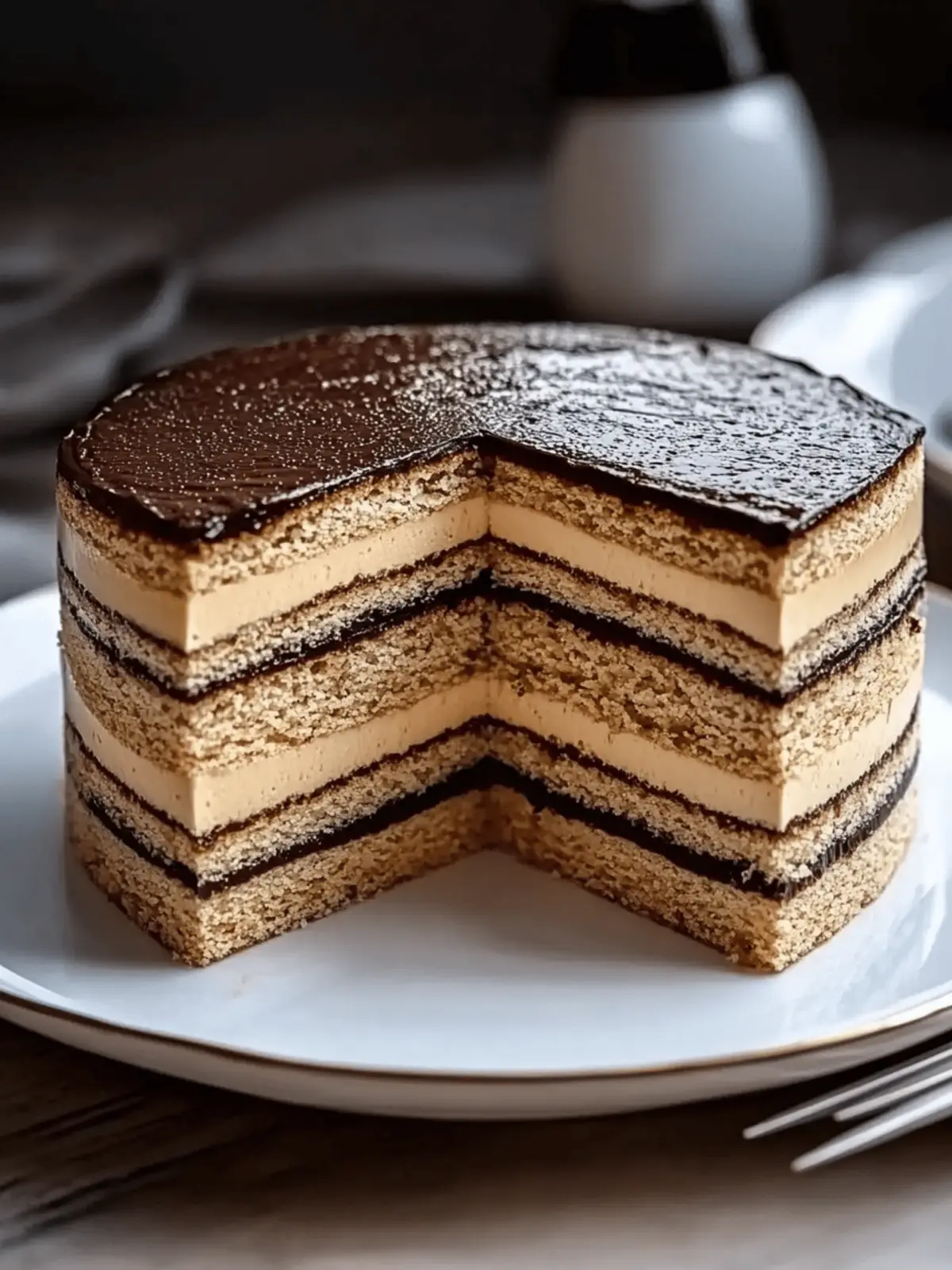 Cheat’s Opera Cake Recipe: Decadent Almond Coffee Bliss 3 Cheat’s Opera Cake (Almond Coffee Cake)