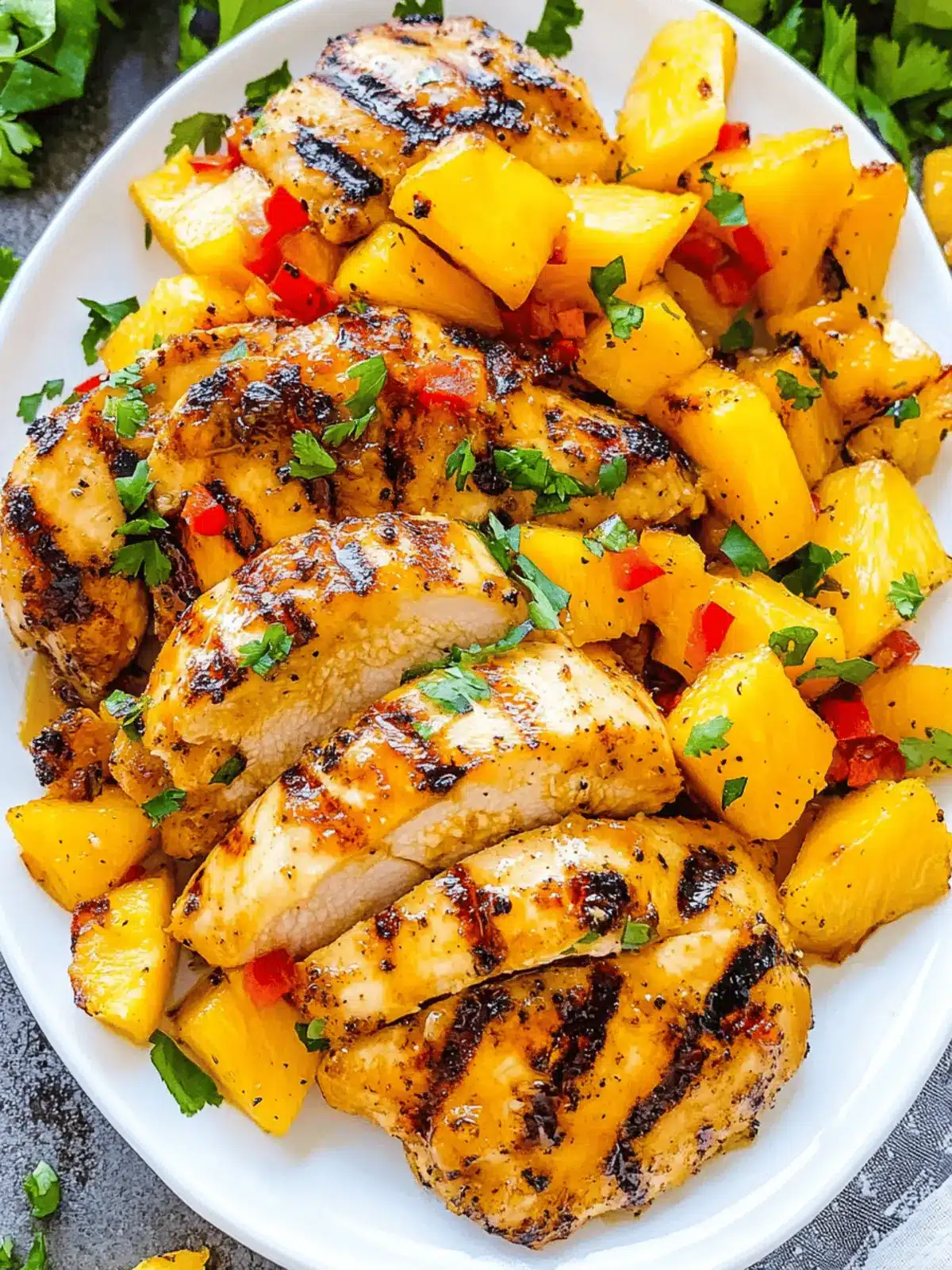 Zesty Grilled Mango Pineapple Chicken for Summer Feasts 4 Grilled Mango Pineapple Chicken