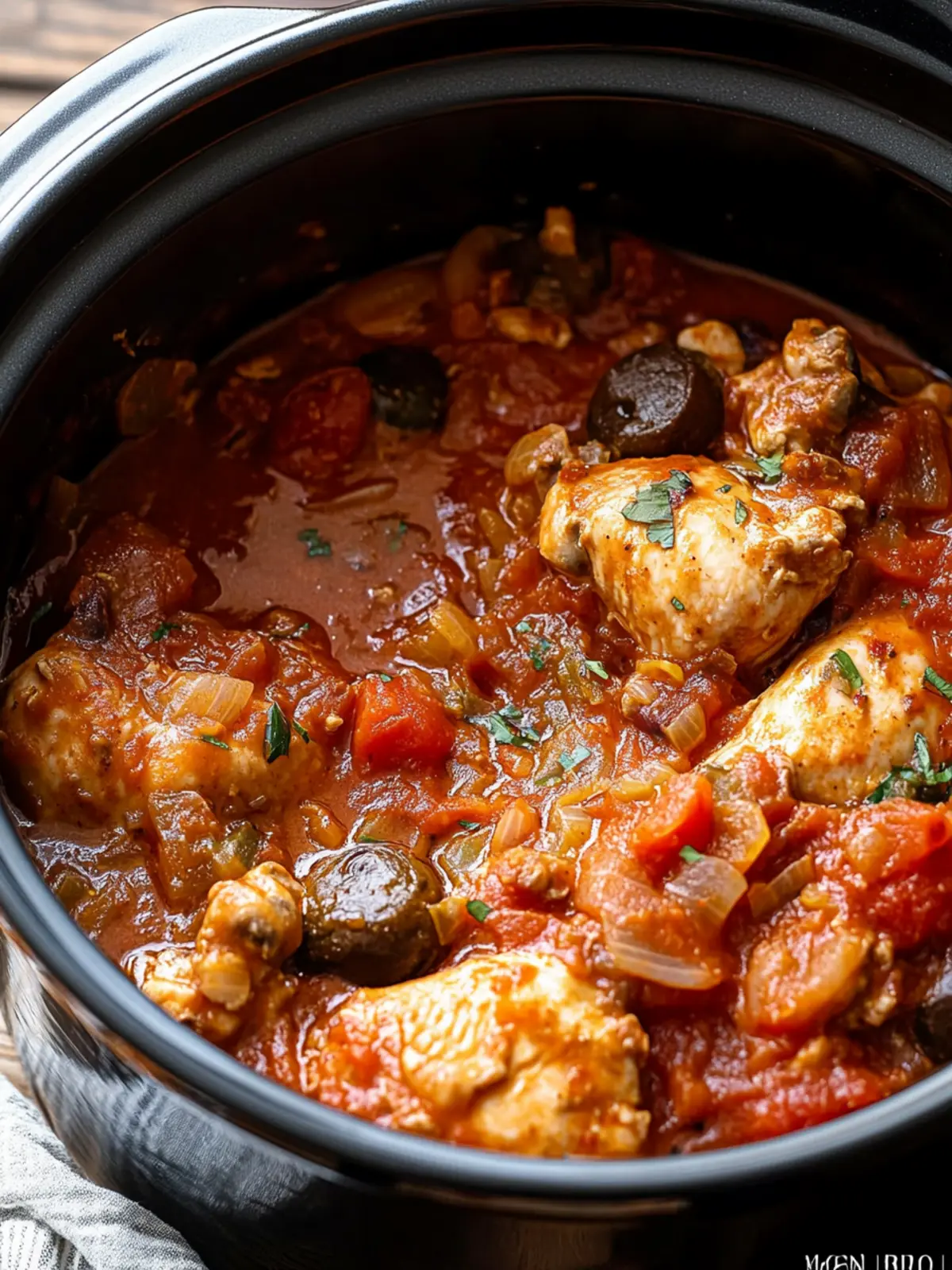 Savory Slow Cooker Chicken Cacciatore That Steals the Show 4 Slow Cooker Chicken Cacciatore