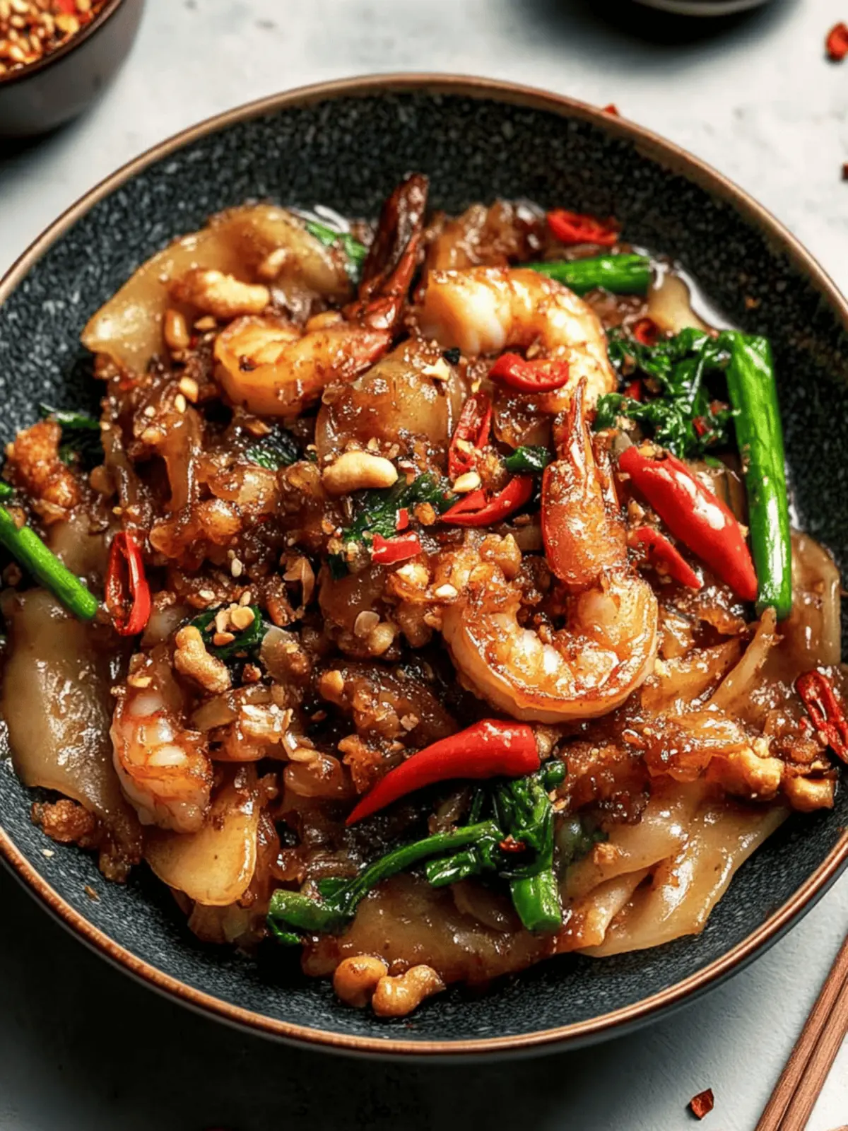 Garlic Prawn Pad See Ew: Your New Flavorful Dinner Delight 2 Garlic Prawn Pad See Ew