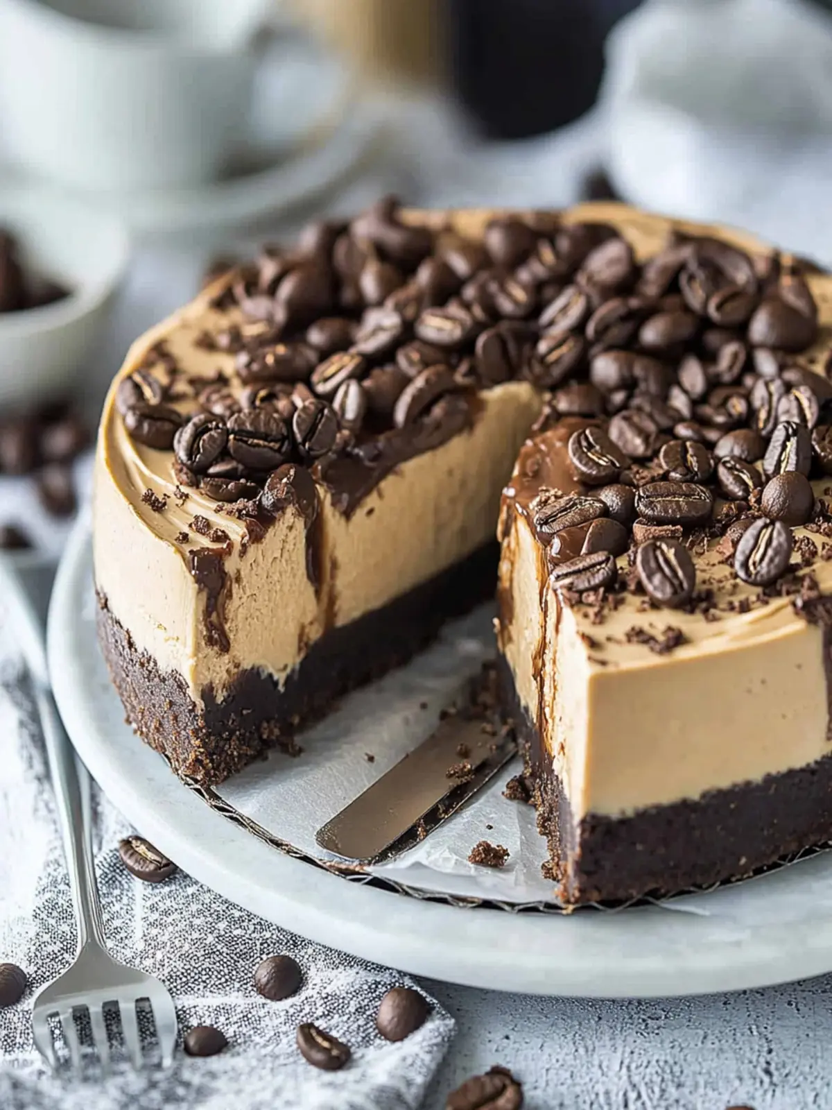 Decadent Coffee Cheesecake: A Must-Try Dessert Delight 5 Coffee Cheesecake