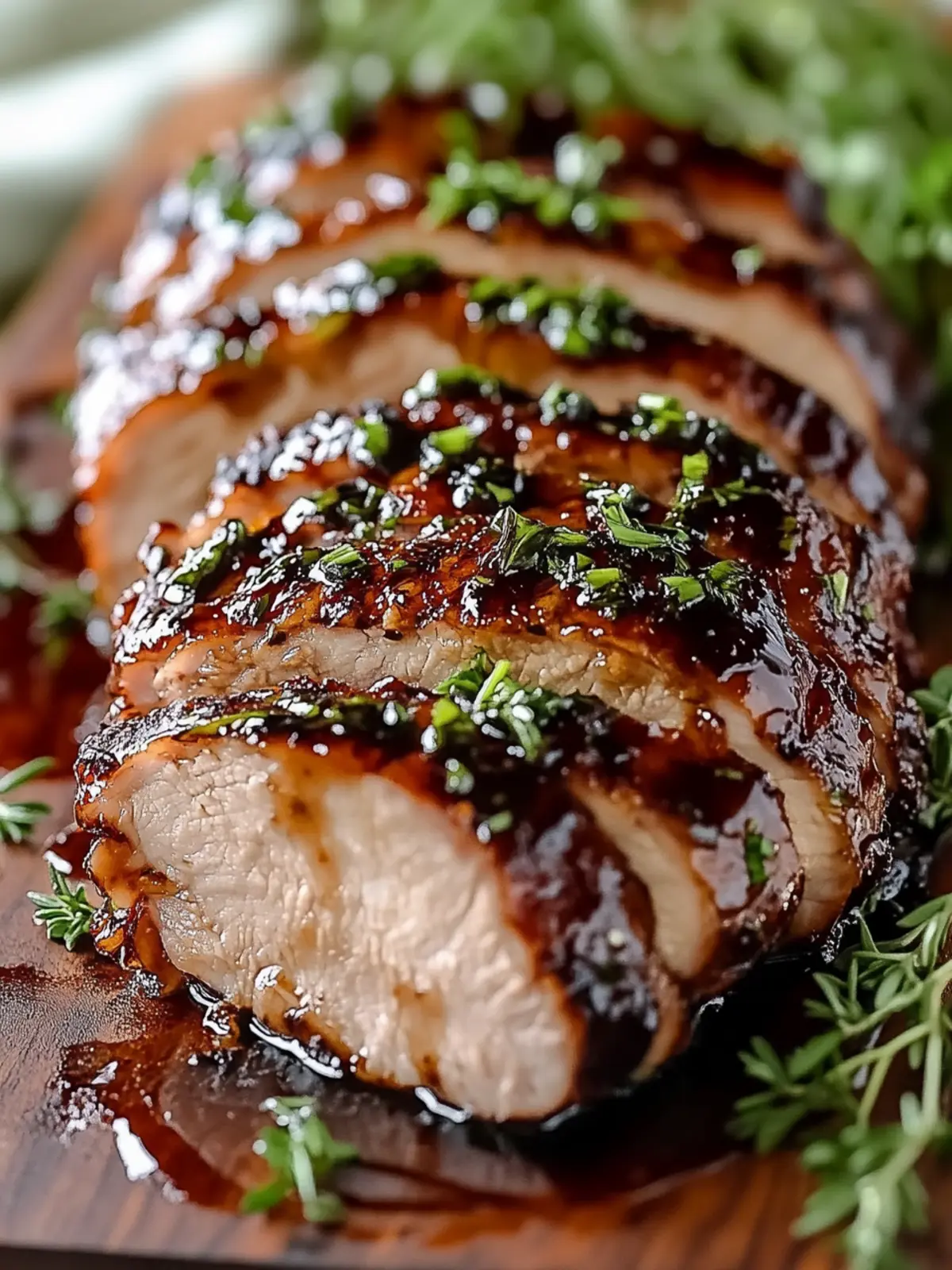 Balsamic Glazed Pork Loin That Steals the Dinner Show 3 Balsamic Glazed Pork Loin
