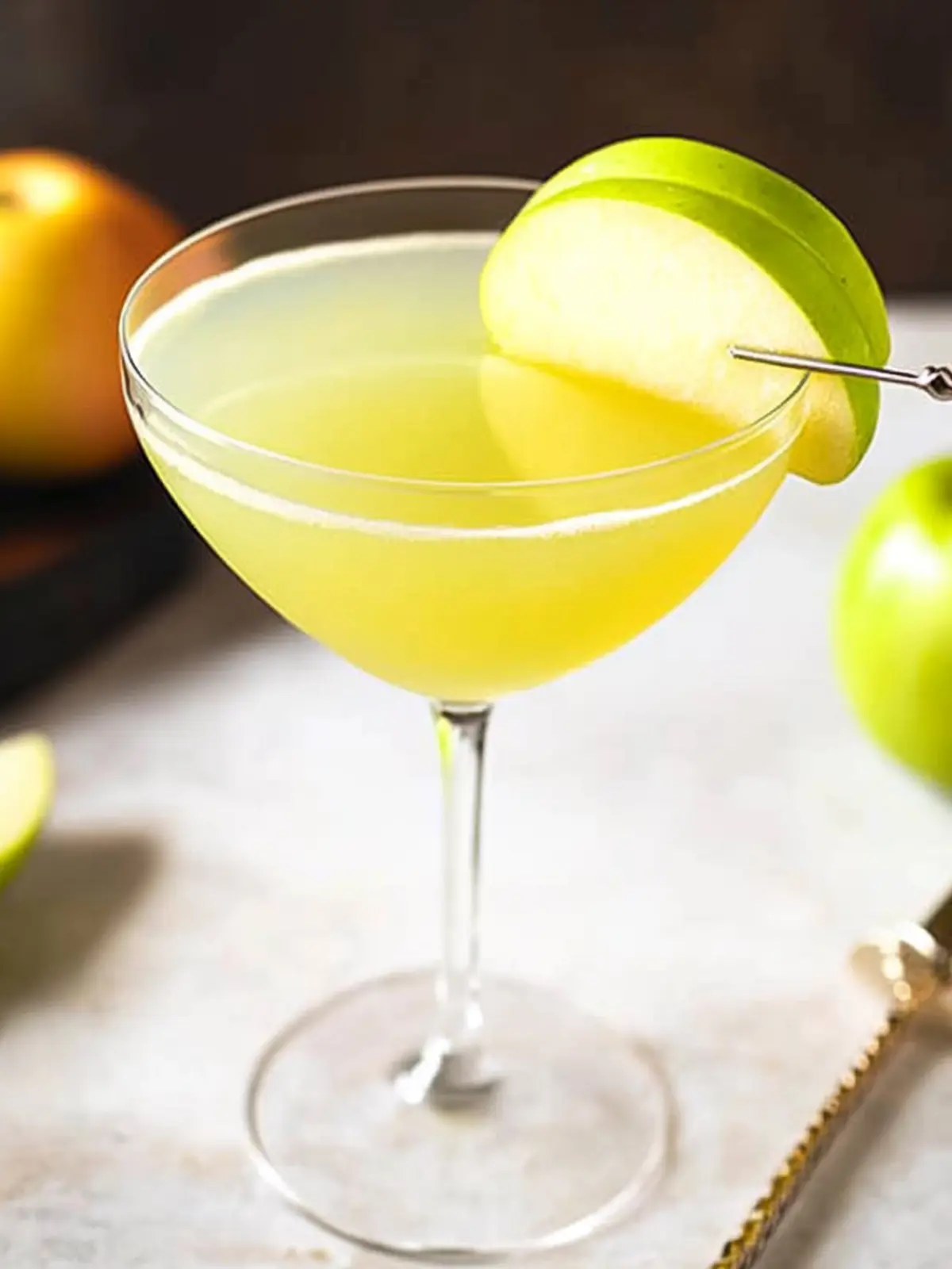 Sweet and Tart Apple Martini
