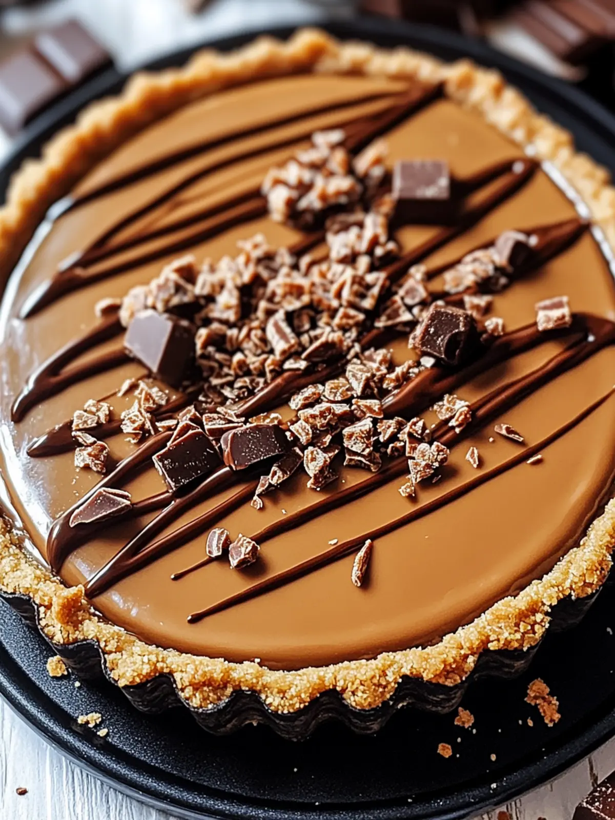 Decadent Christmas Chocolate Biscoff Tart for Festive Joy 3 Decadent Christmas Chocolate Biscoff Tart