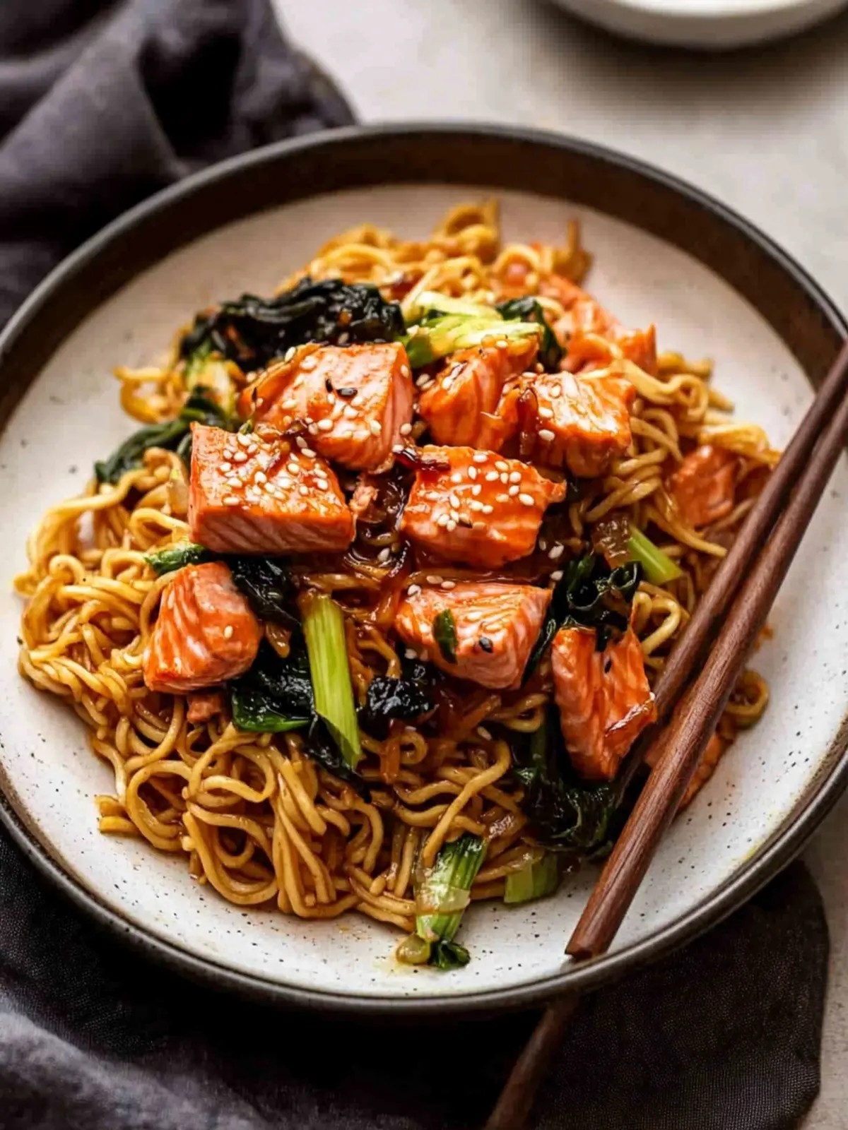 Savory Teriyaki Salmon Noodles Ready in 30 Minutes 2 Teriyaki Salmon Noodles