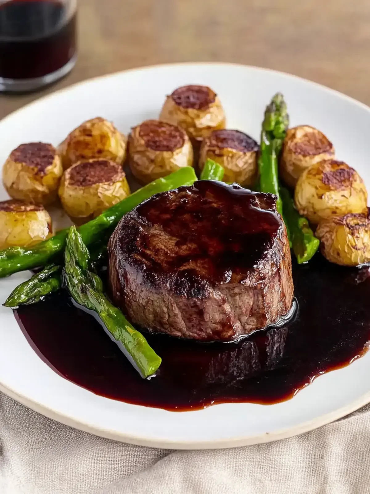 Savor Filet Mignon with Rich Balsamic Glaze Tonight 5 Filet Mignon with Rich Balsamic Glaze