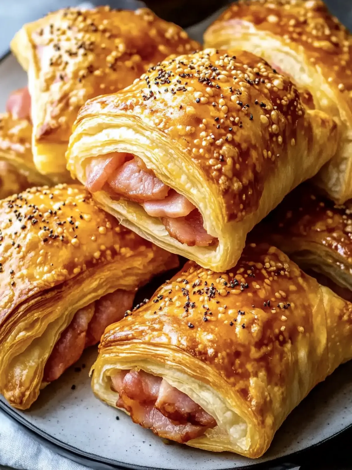 Irresistible Ham and Cheese Puff Pastry Bundles in Minutes 5 Ham and Cheese Puff Pastry Bundles