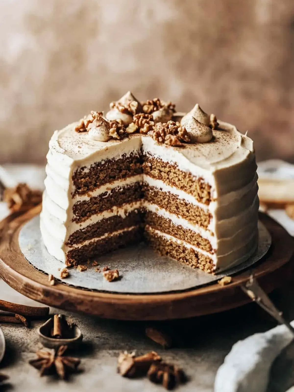 Delicious Spice Cake With Brown Butter Cream Cheese Frosting 3 Spice Cake With Brown Butter Cream Cheese Frosting