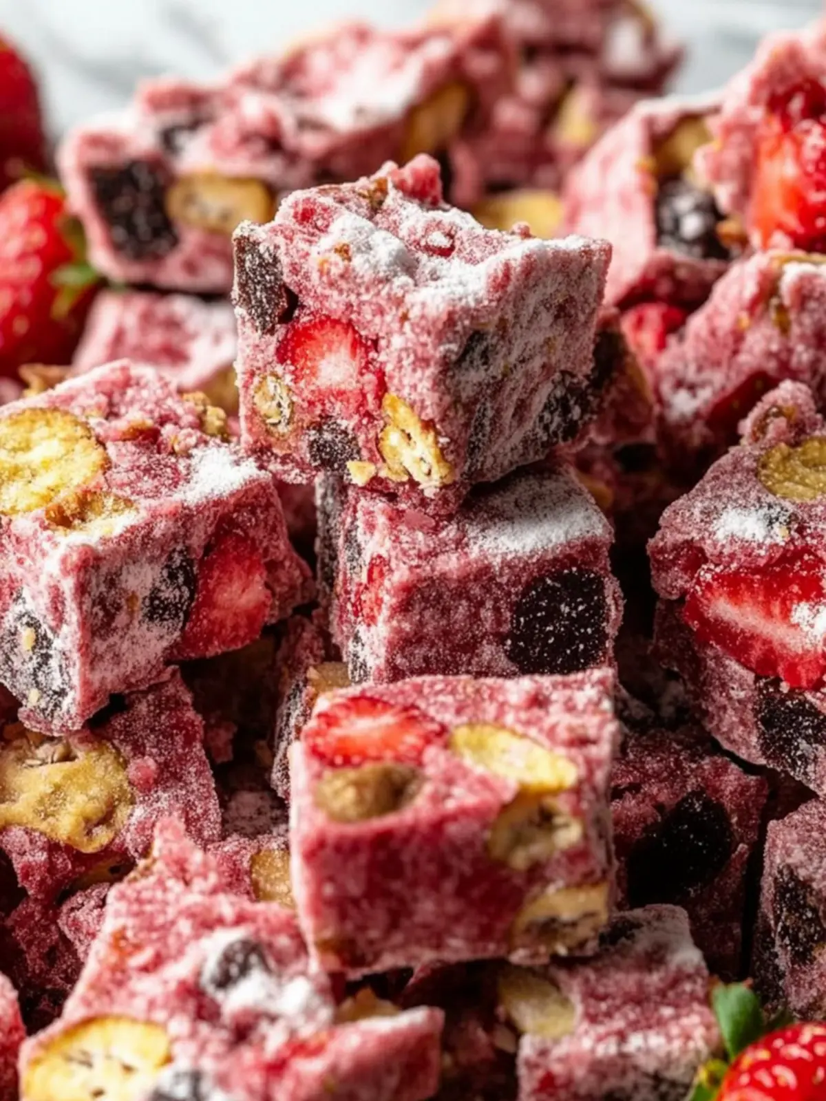 Irresistible Strawberry Snowflake Crisps for Sweet Moments 2 Strawberry Snowflake Crisps