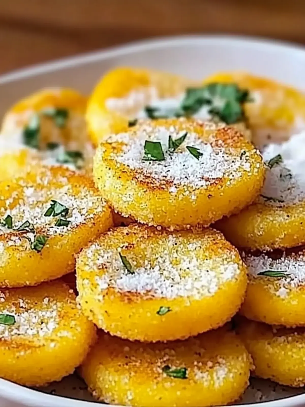 Baked Crispy Parmesan Polenta Rounds You’ll Crave Again 5 Baked Crispy Parmesan Polenta Rounds