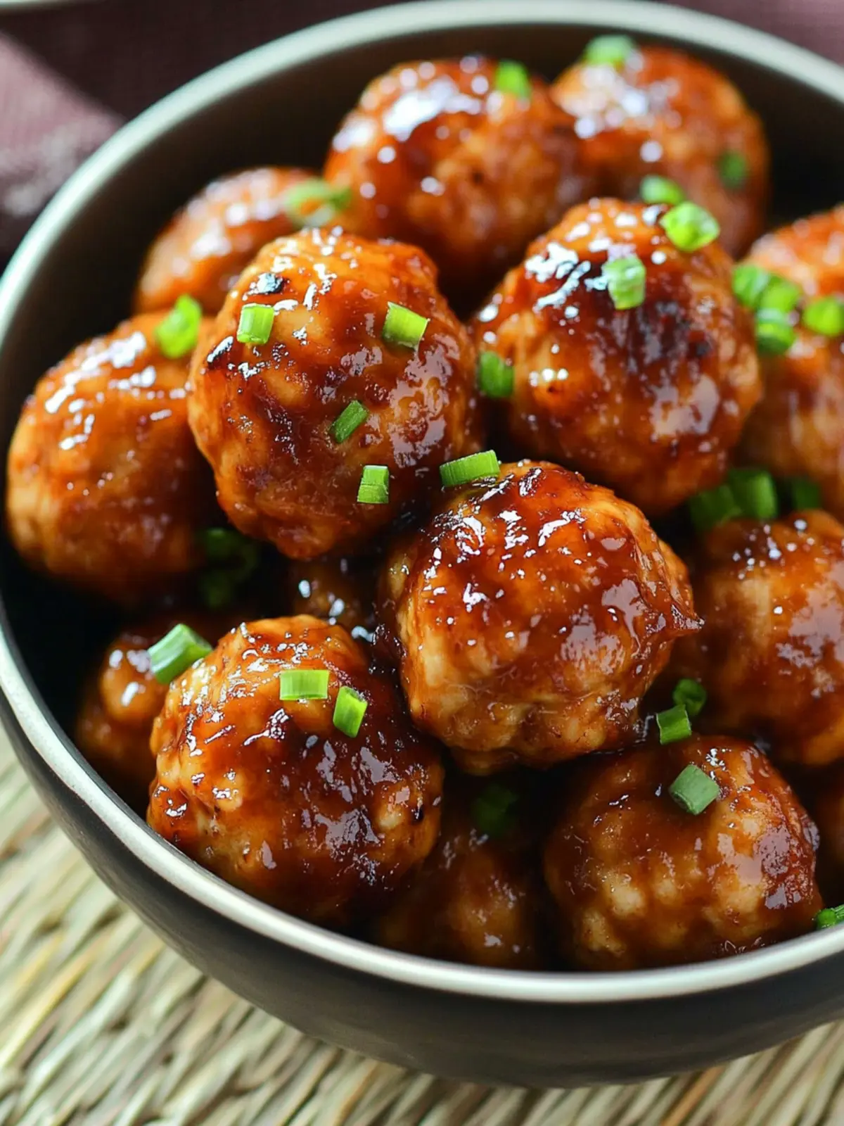 Sweet and Savory Honey Garlic Teriyaki Chicken Meatballs 3 Honey Garlic Teriyaki Chicken Meatballs