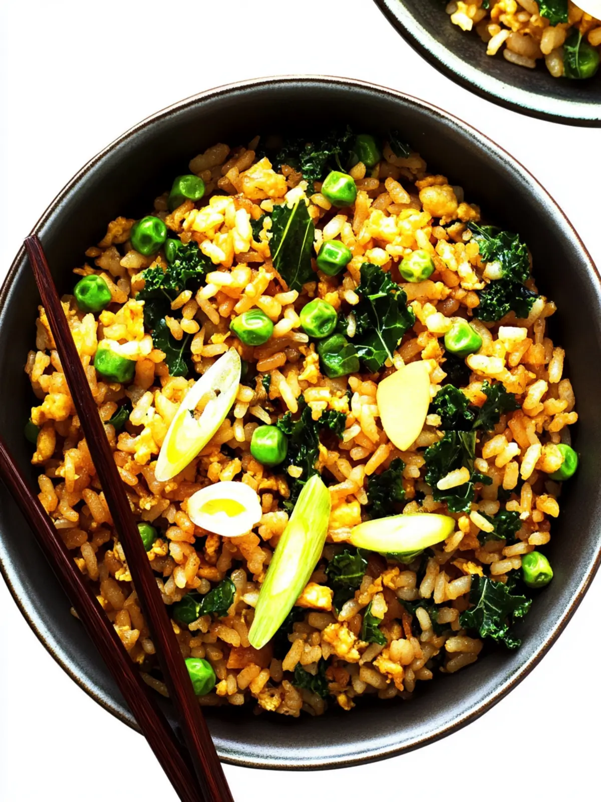 Ginger Kale Fried Rice: A Crispy Comfort Food Delight 3 Ginger Kale Fried Rice