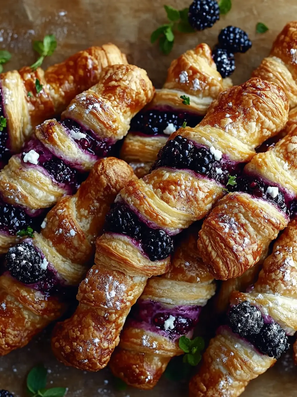 Irresistible Blackberry Goat Cheese Puff Pastry Twists Recipe 2 Blackberry Goat Cheese Puff Pastry Twists